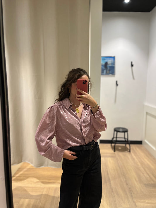 Blouse satinée M/L