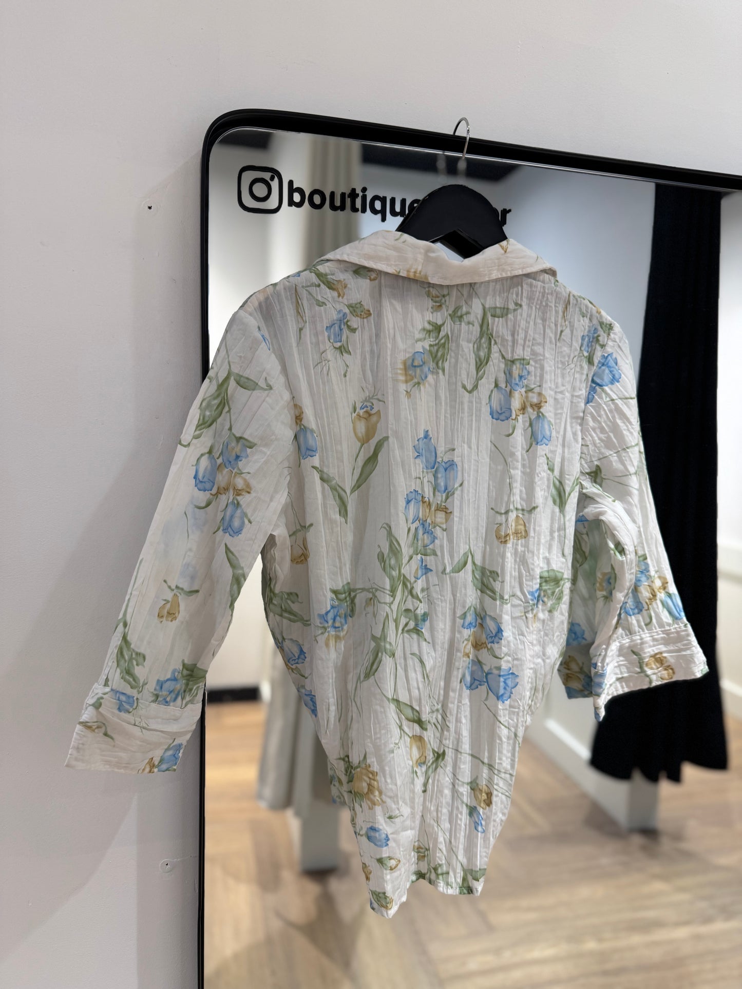 Chemise à fleurs XL