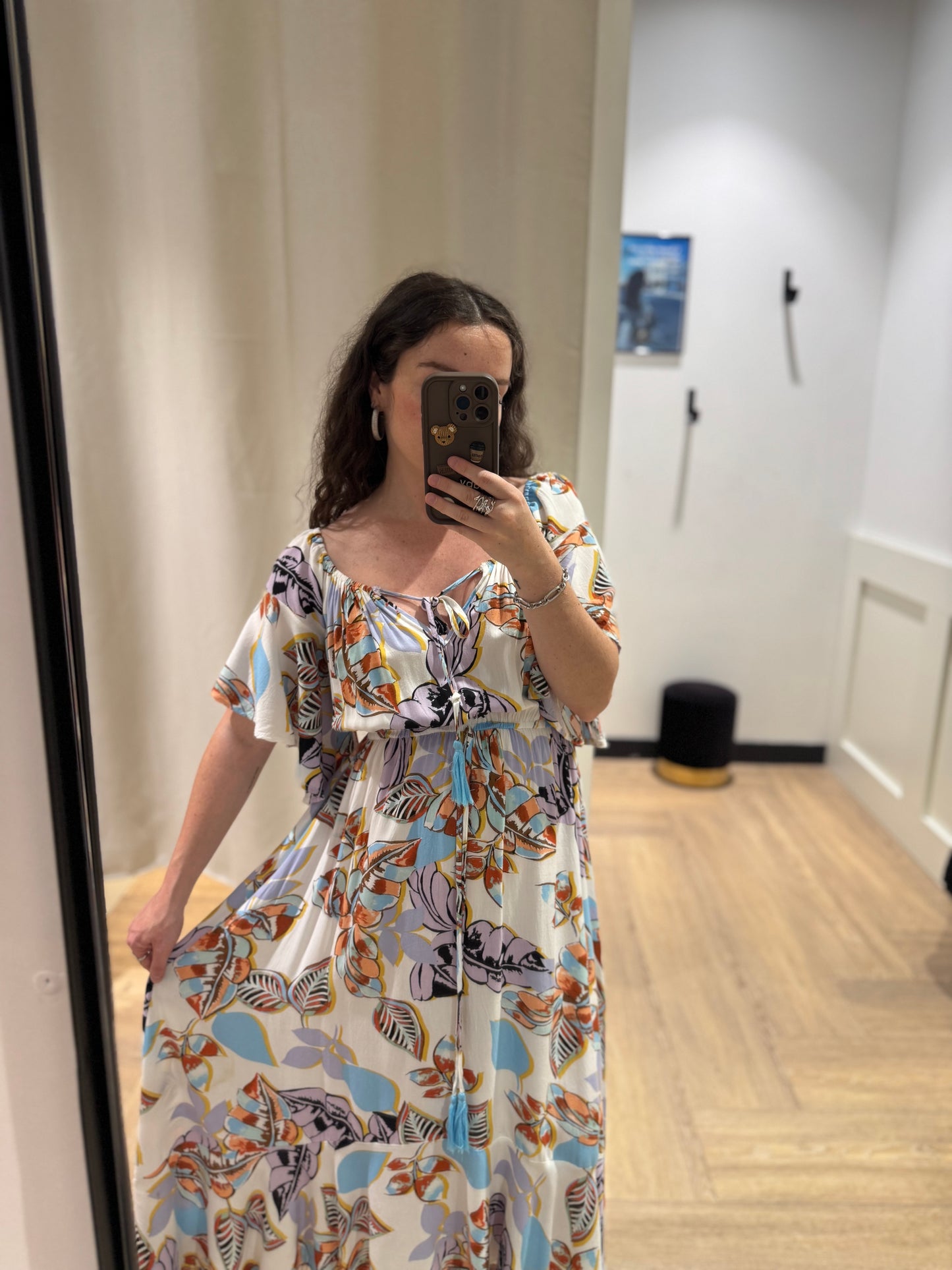 Robe longue d’été à motifs S/M