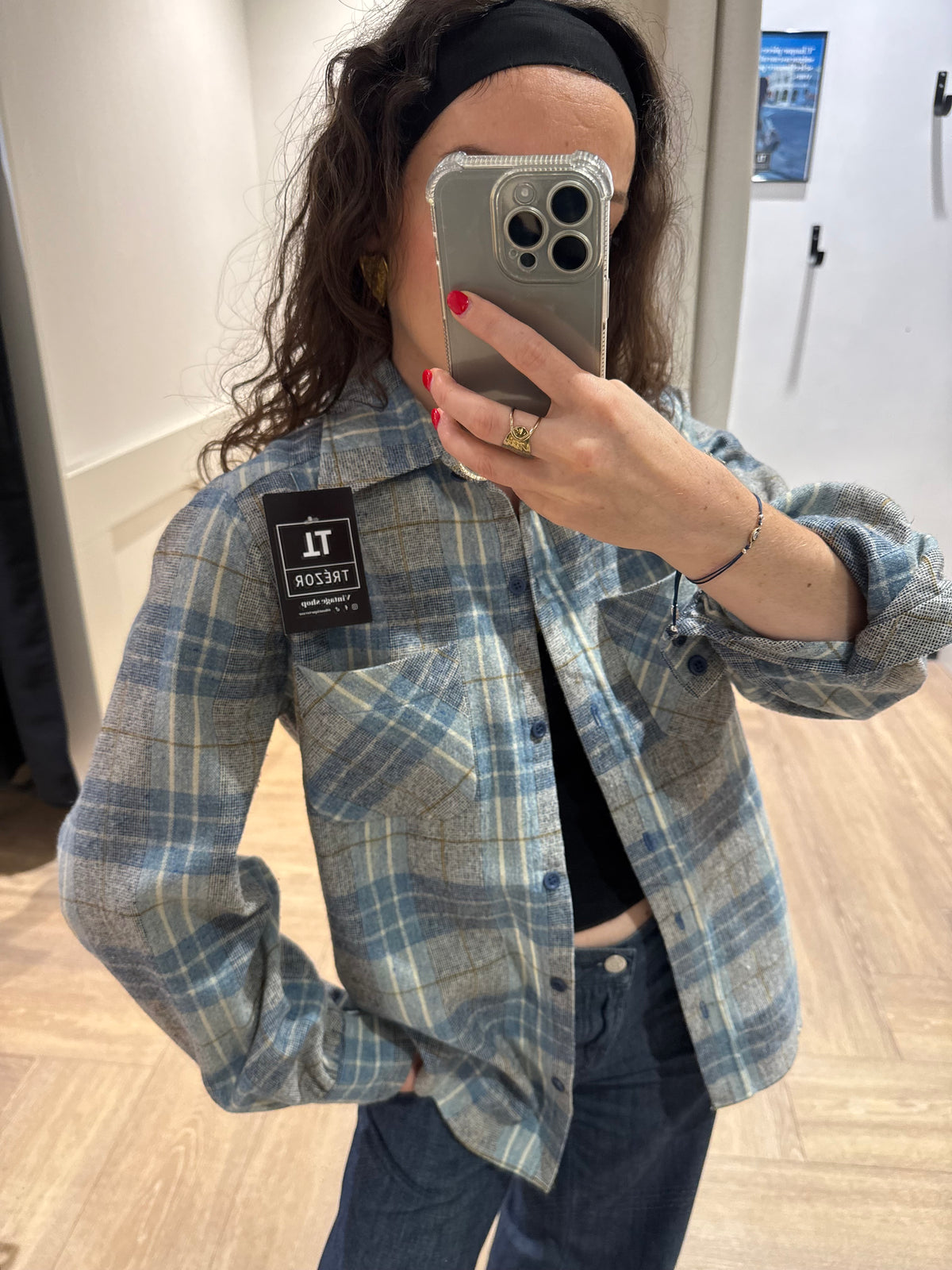 Chemise à carreaux S/M
