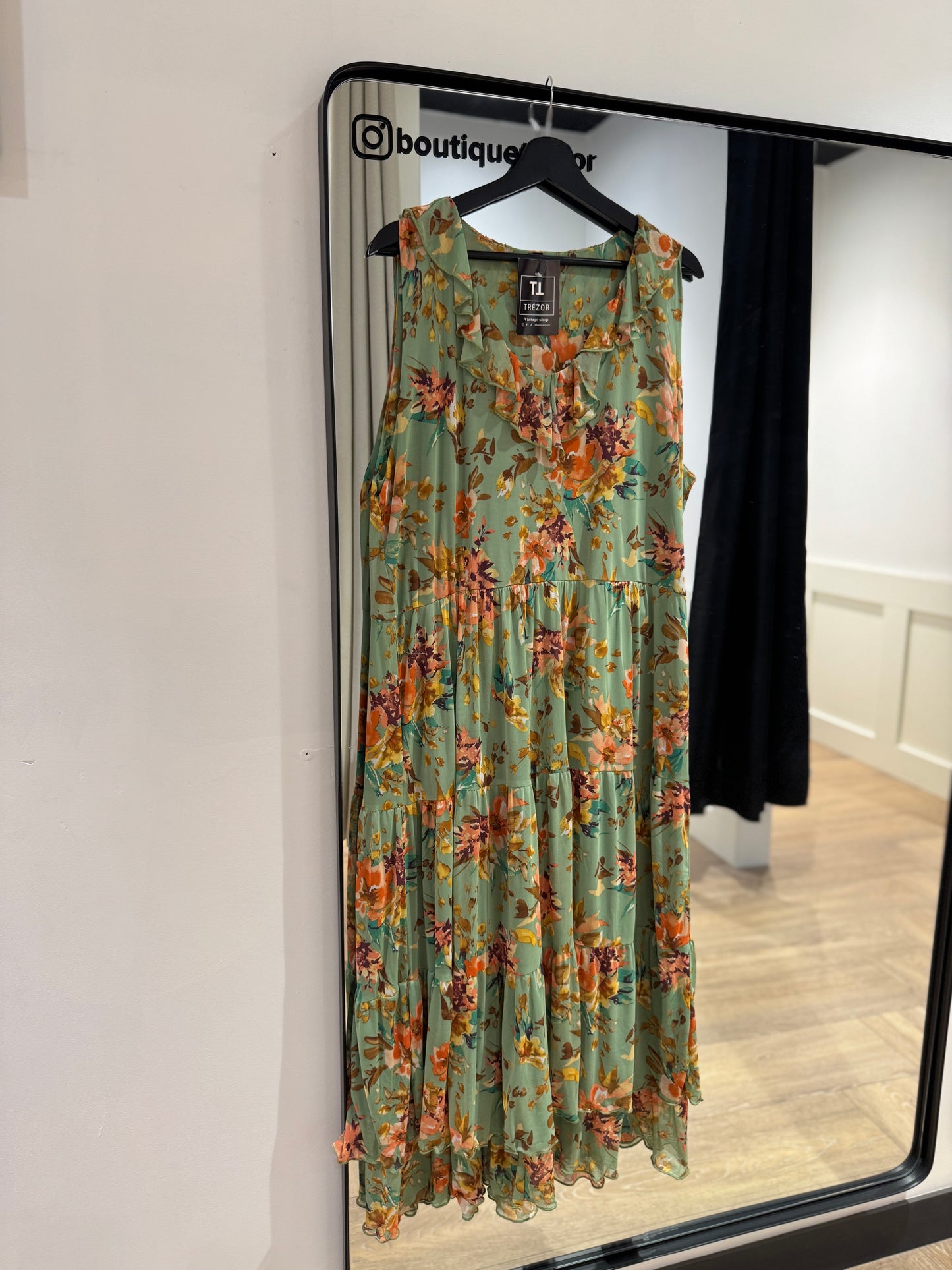 Robe longue d’été à motifs XXL