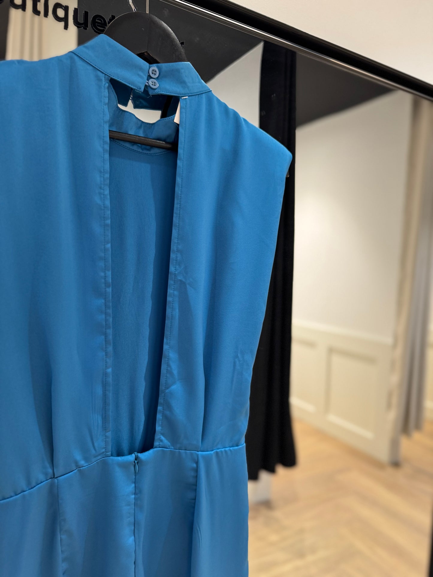 Combinaison bleu satinée M