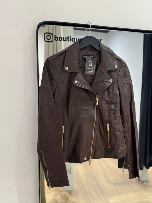 Veste perfecto marron M