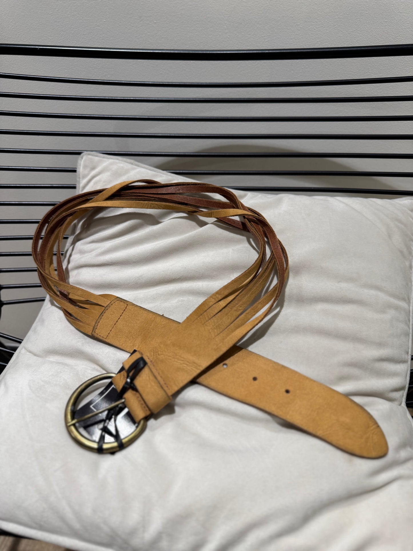 Ceinture en cuir véritable