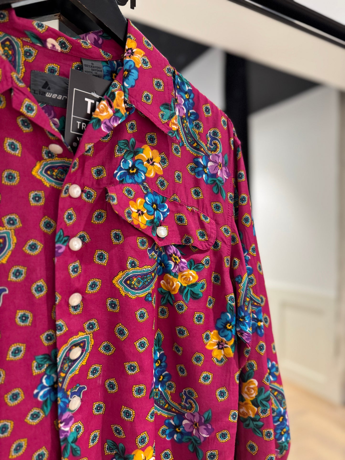 Blouse à motifs S/M