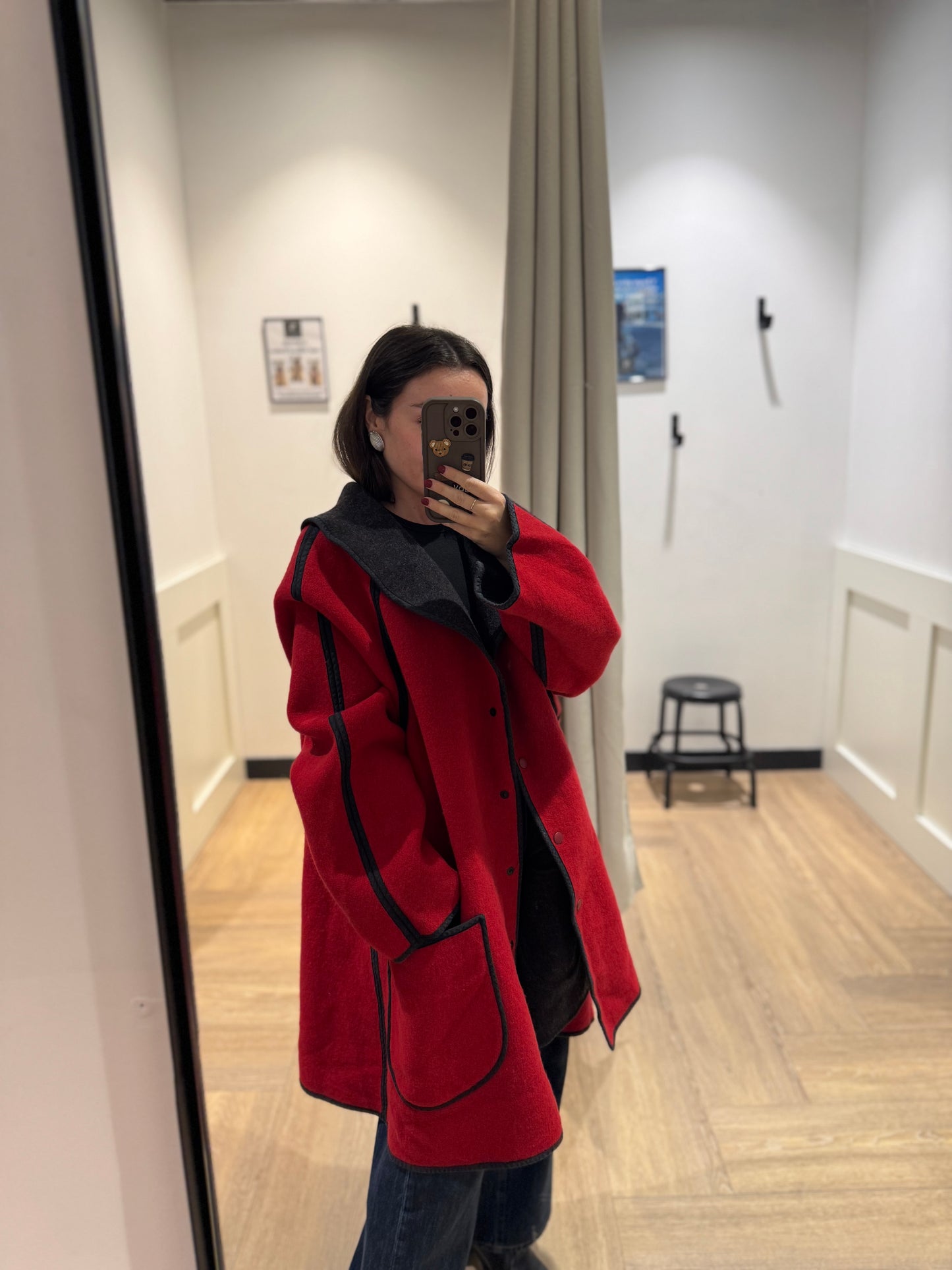 Manteau réversible XXL