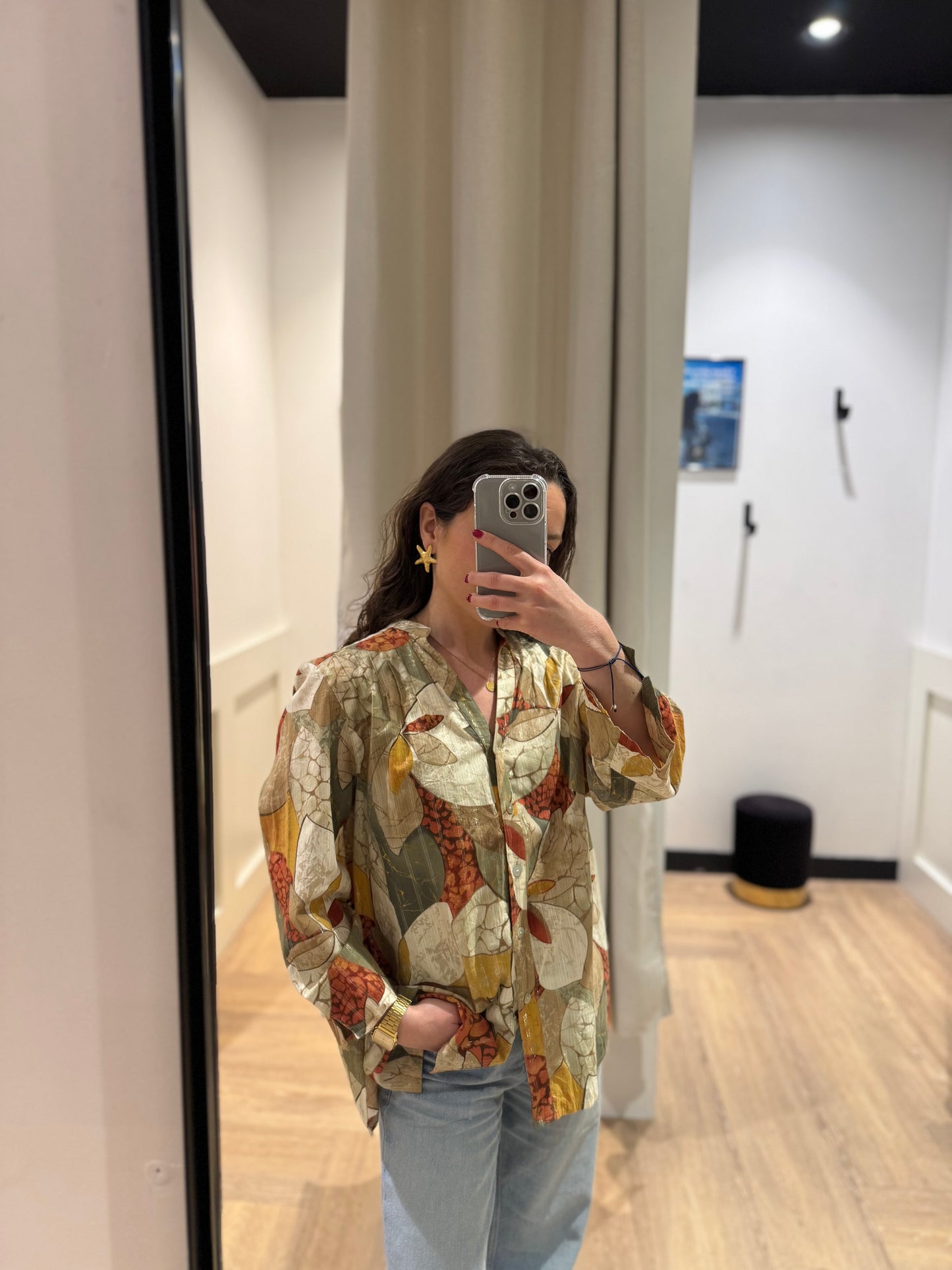 Blouse légère à motifs L