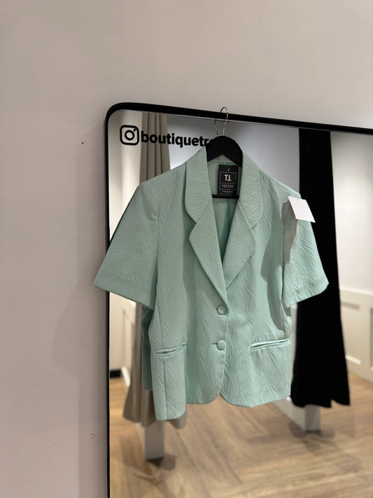Veste vintage turquoise M