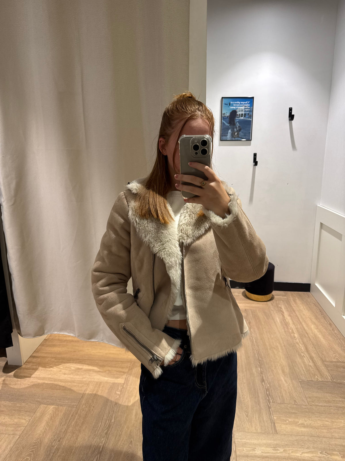 Manteau en fausse fourrure Esprit XS