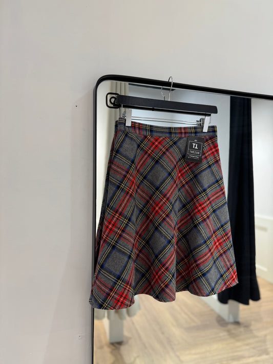 Jupe vintage à carreaux 34