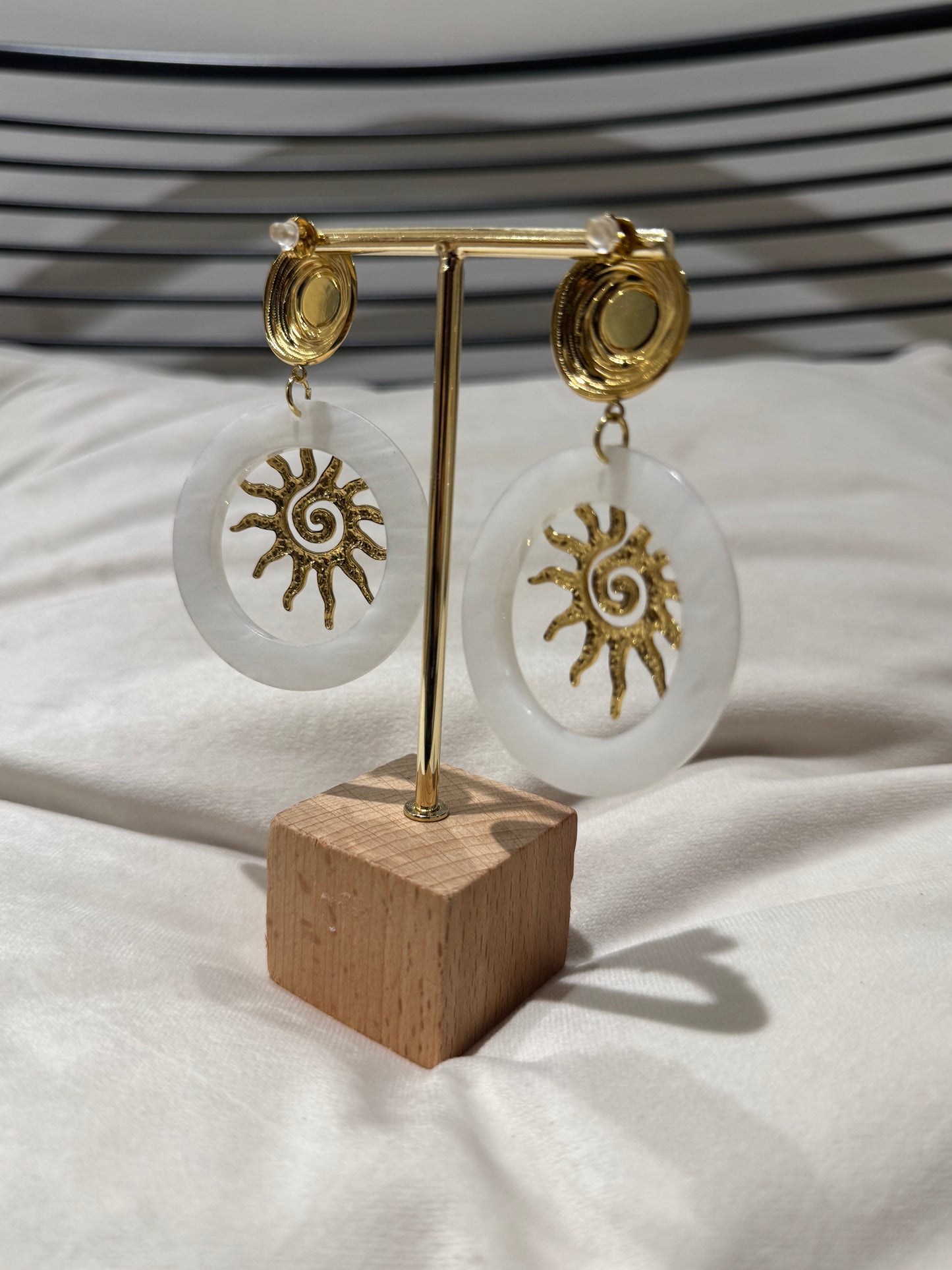 Boucles d’oreille soleil