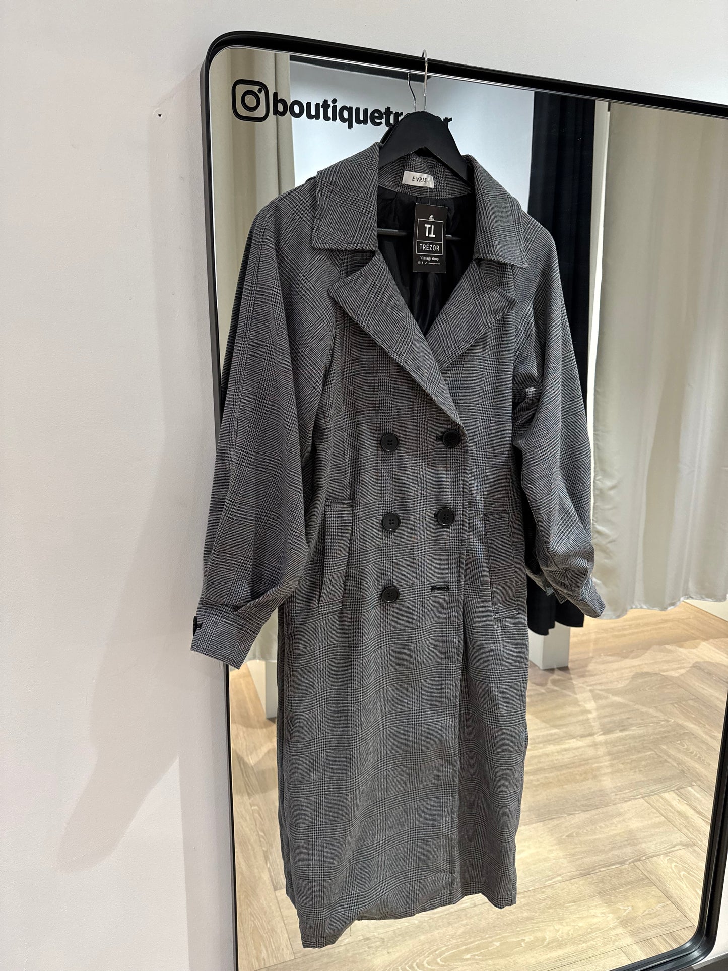 Trench à carreaux XS