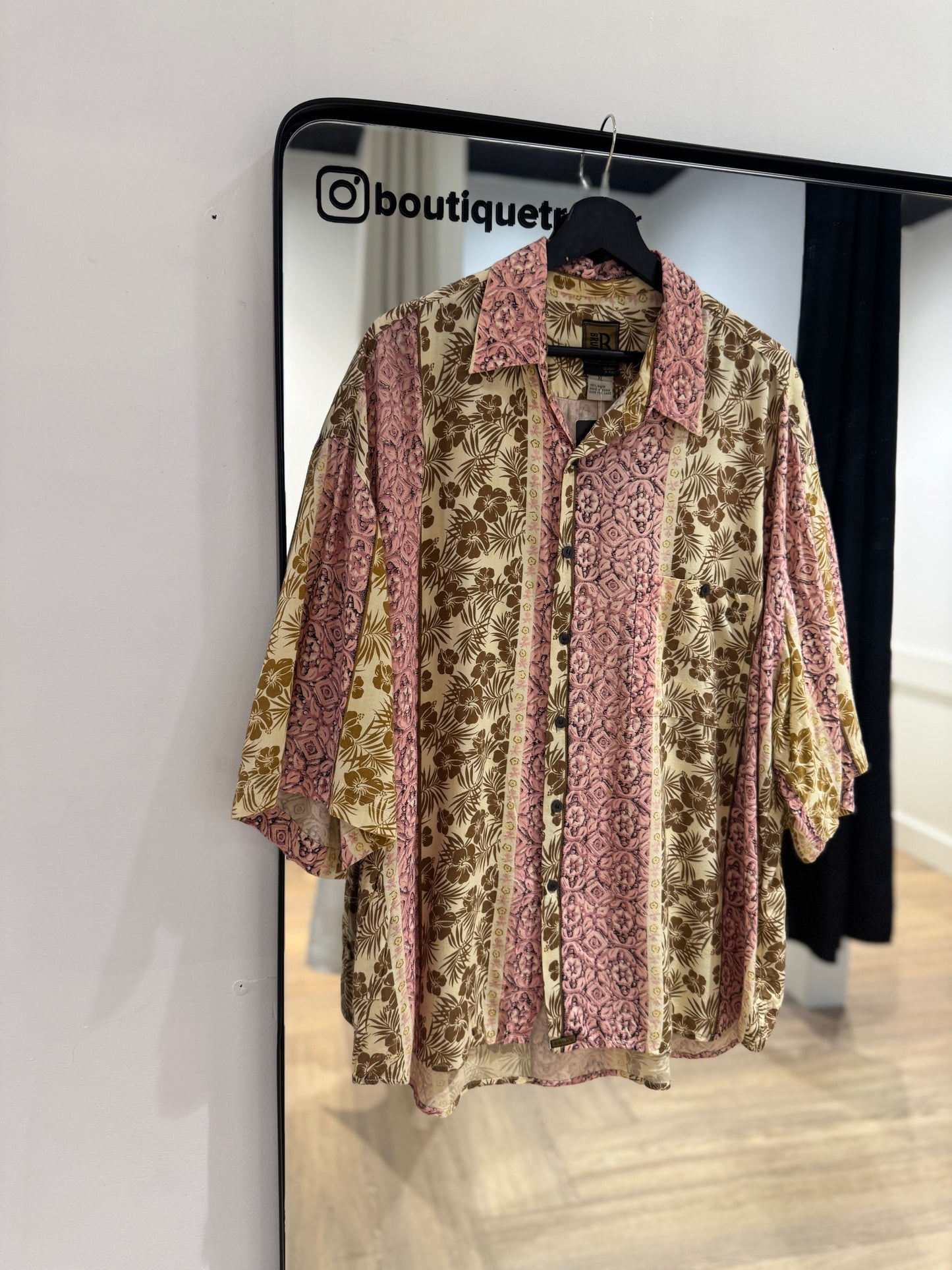 Chemise d’été homme à motifs XL