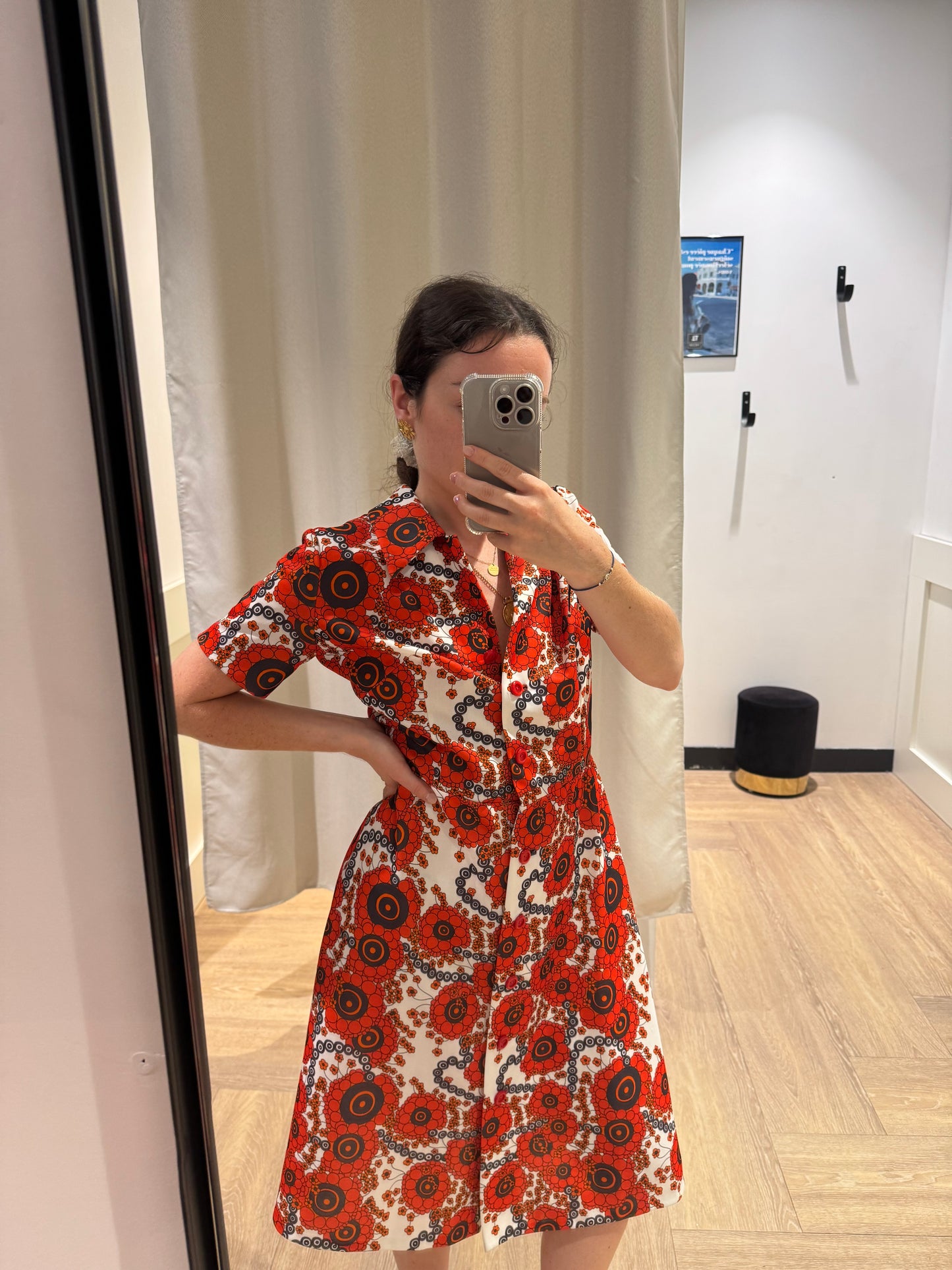 Robe d’été vintage à fleurs S