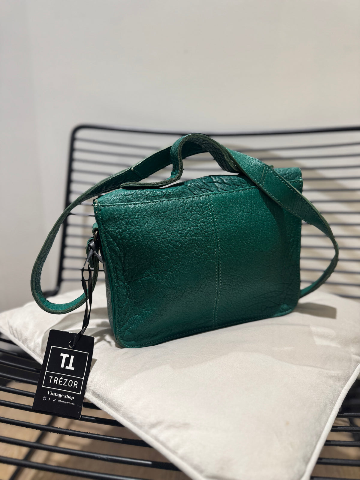Sac bandoulière en cuir Paul Marius