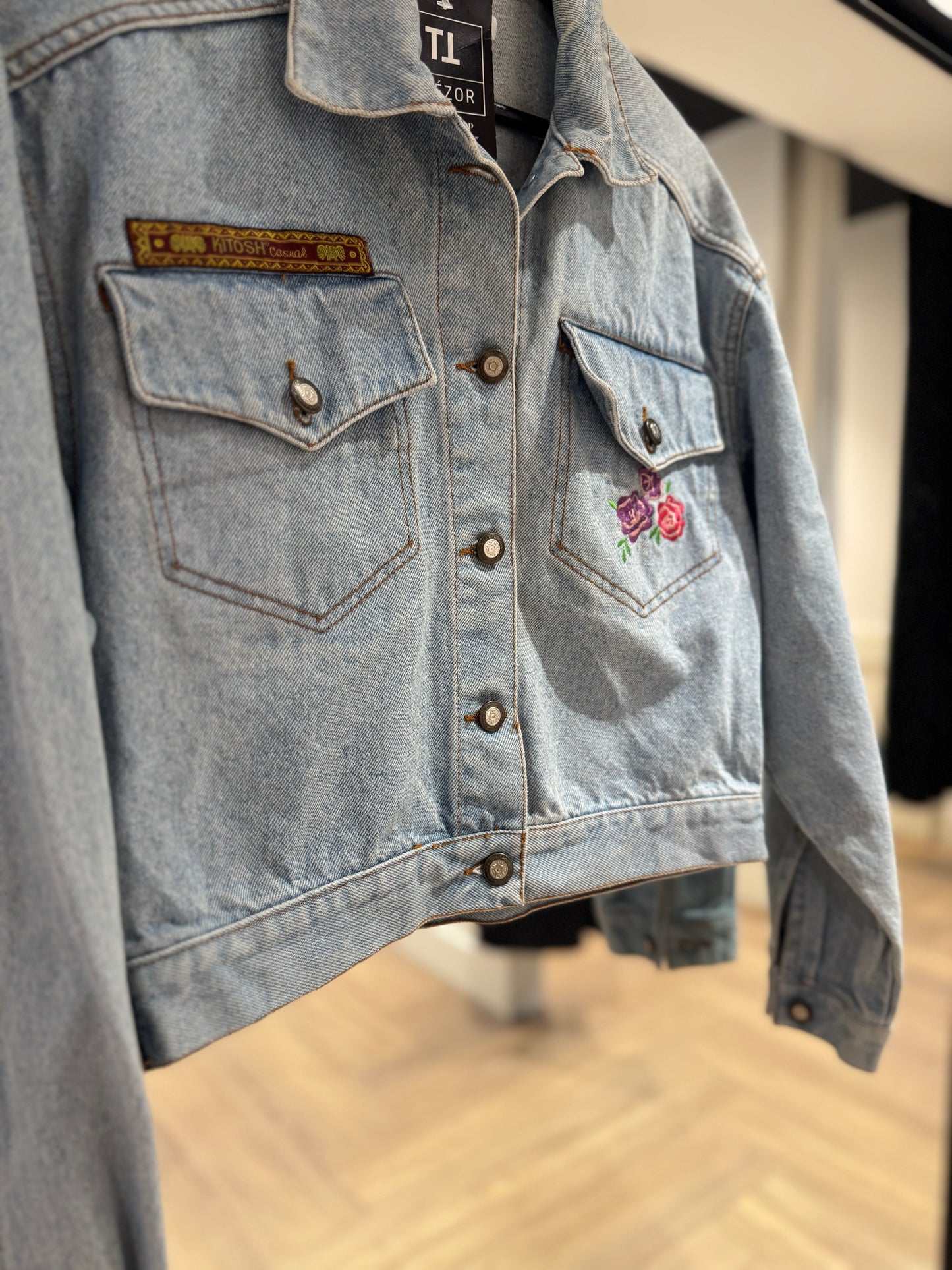 Veste en jean vintage courte M/L
