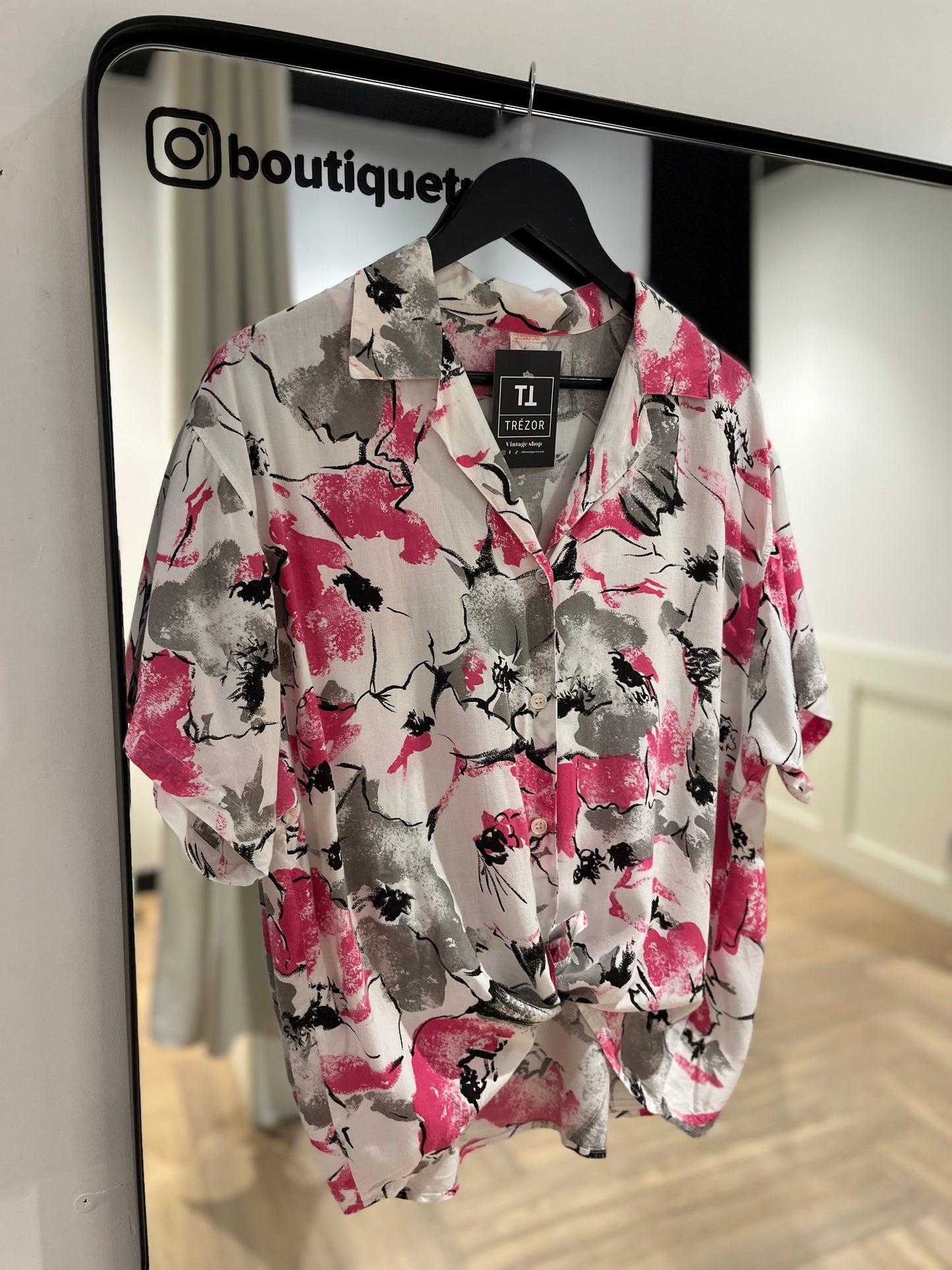 Chemisier à fleurs 2XL