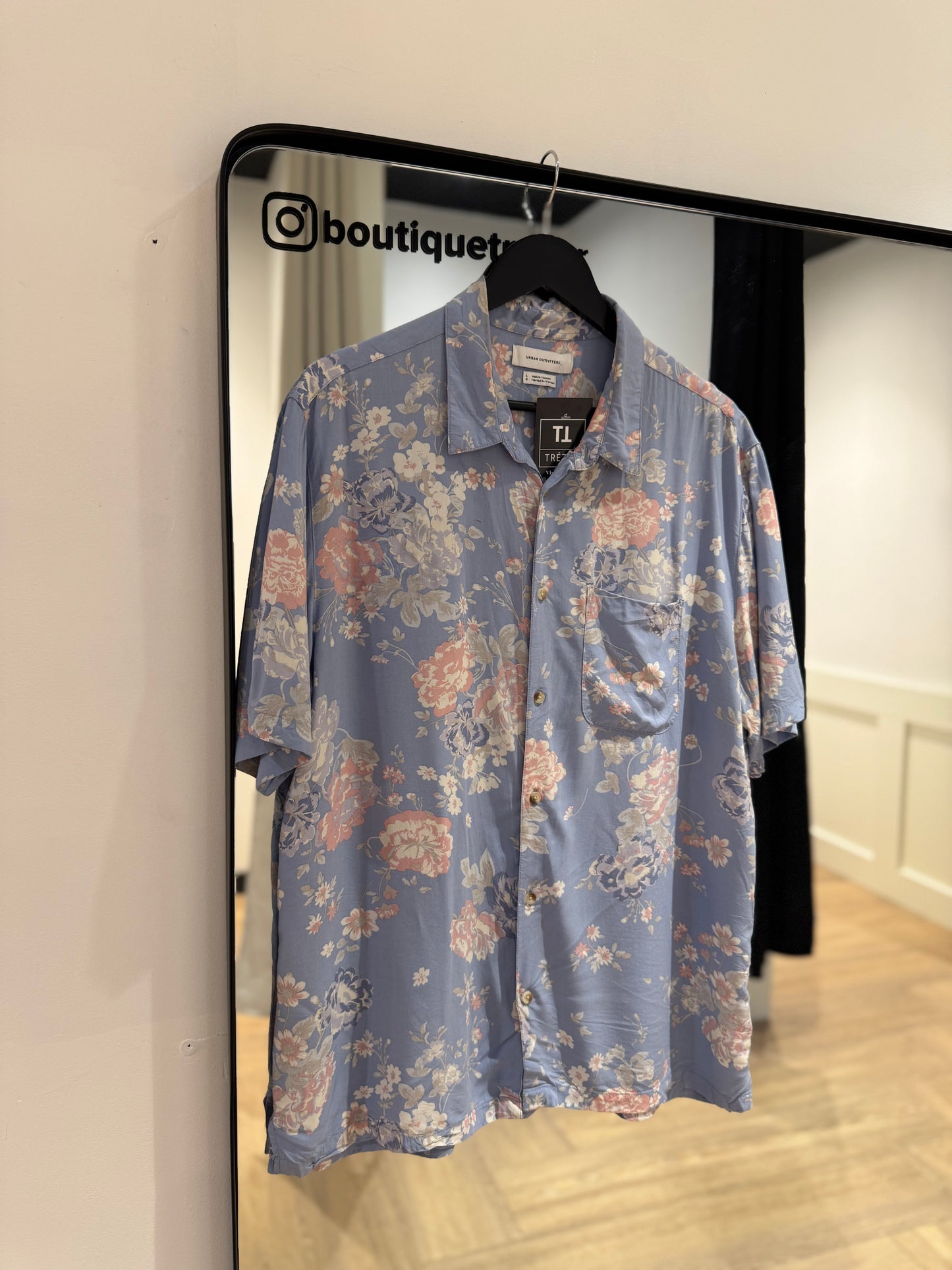 Chemise d’été à motifs fleurs L