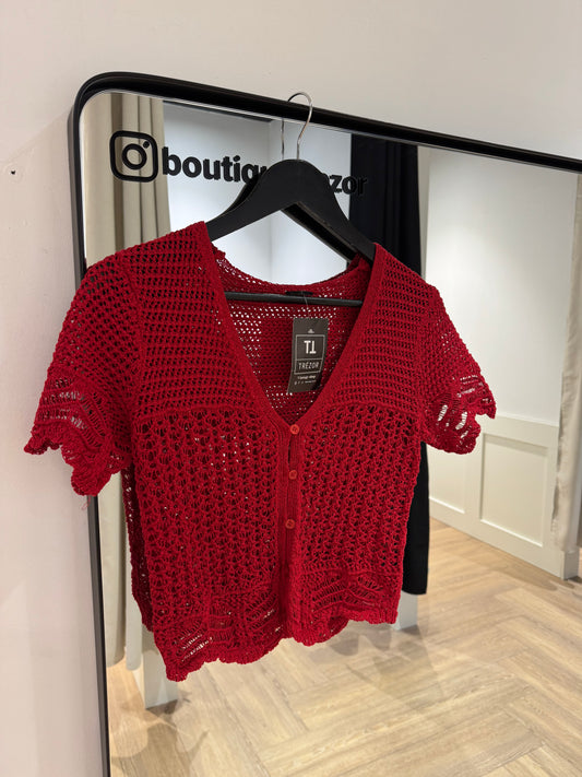 Gilet en crochet S