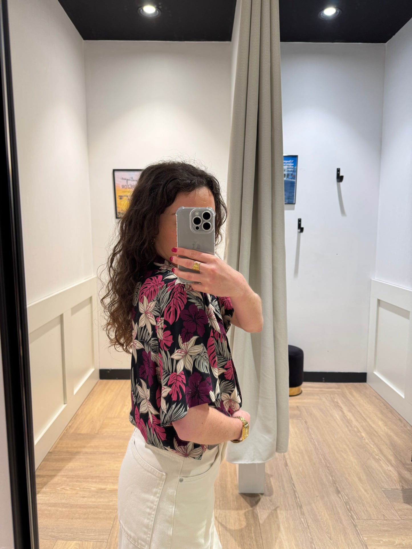 Chemise à fleurs hawaïennes XL
