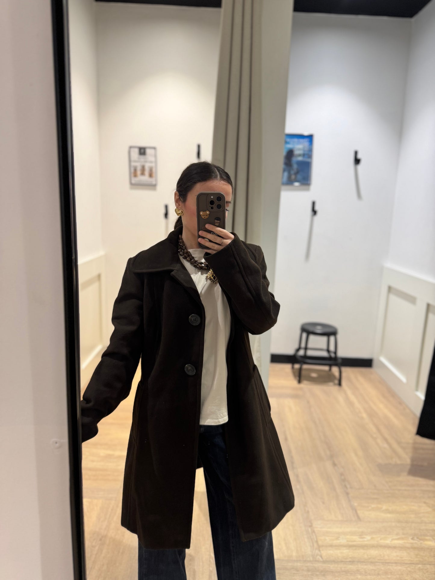 Manteau Benetton marron M