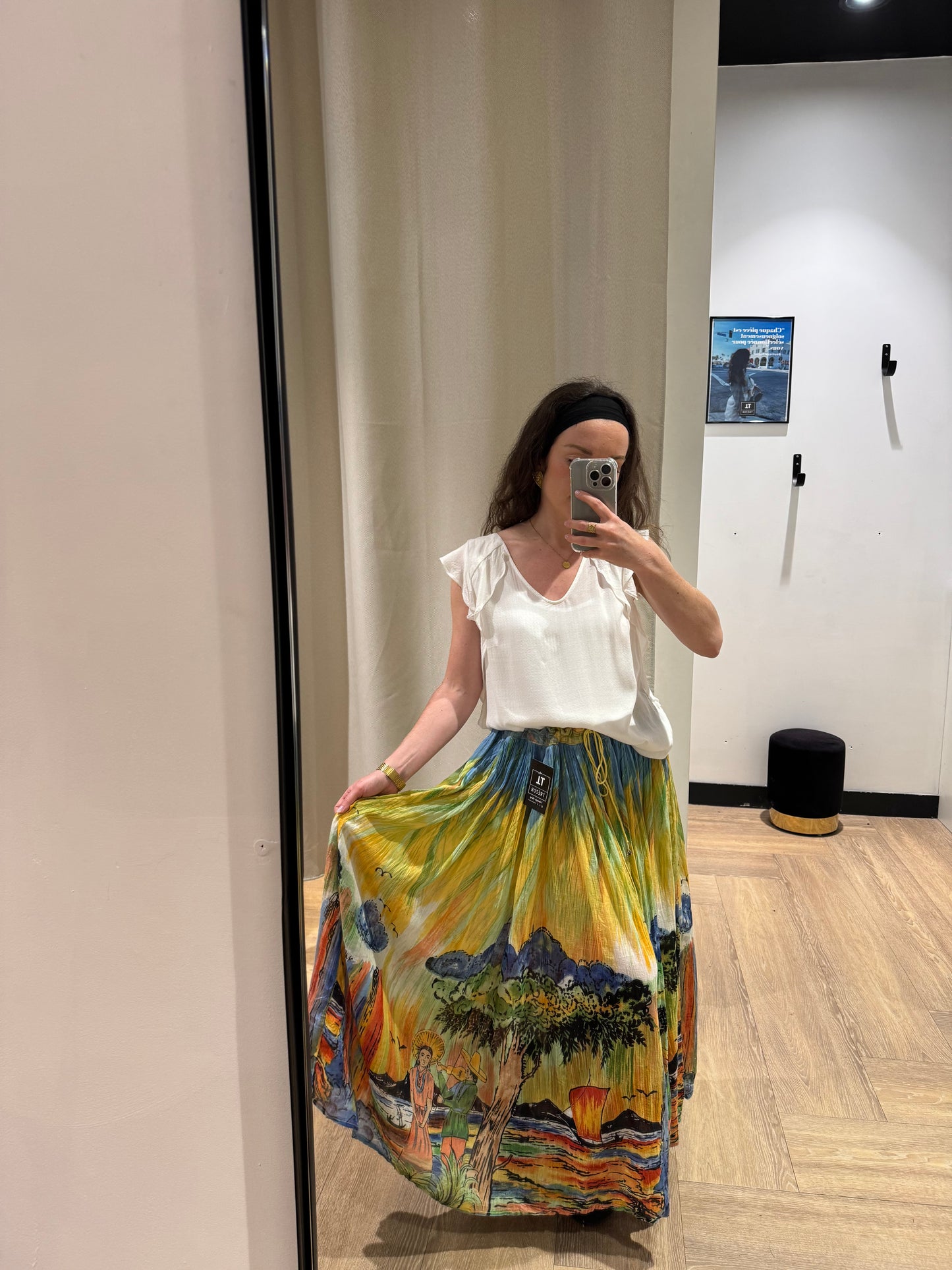 Jupe longue colorée M/L/XL