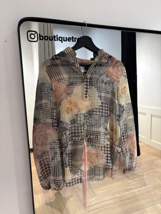 Blouse légère à fleurs L