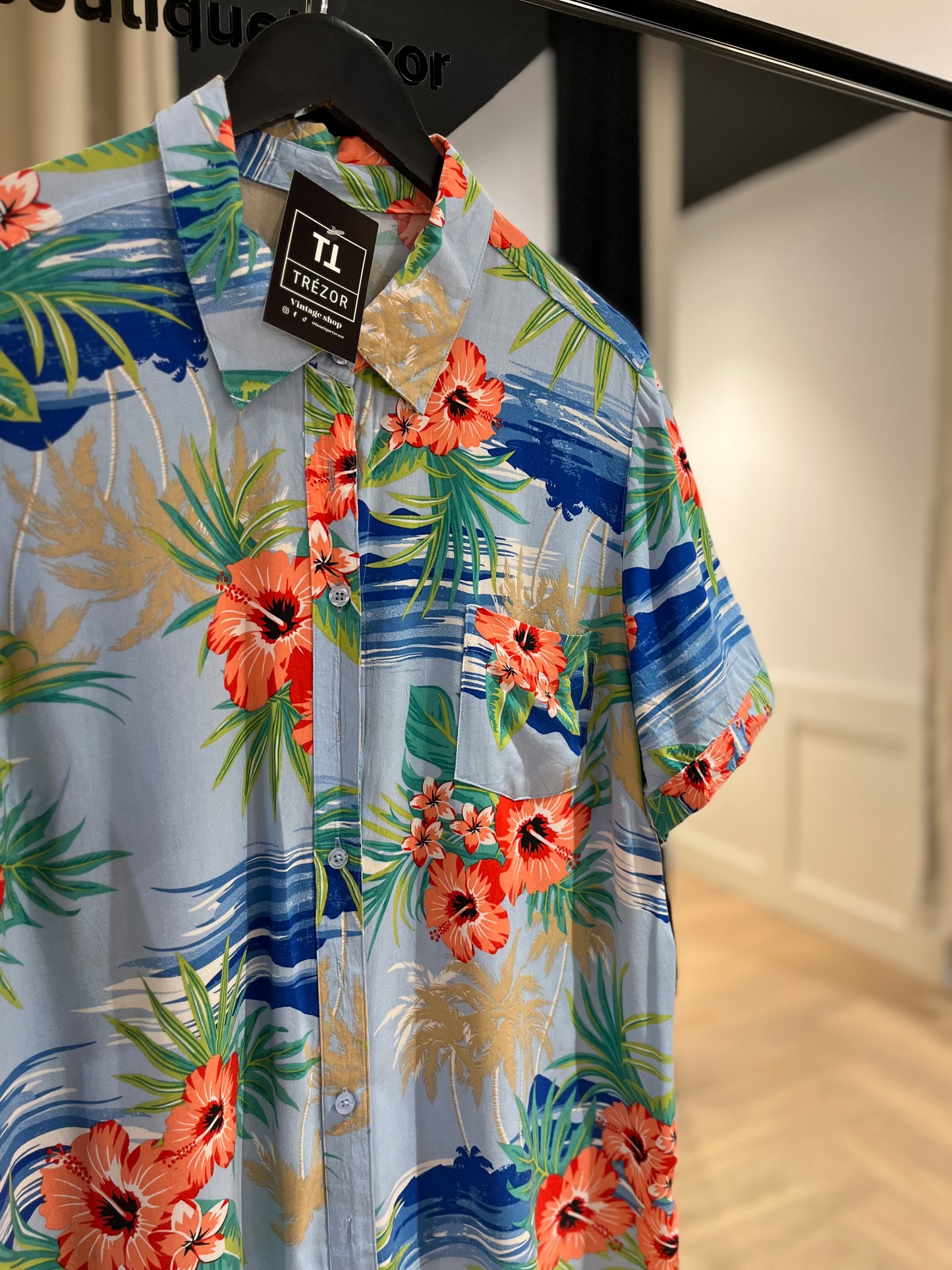 Blouse hawaïenne XL