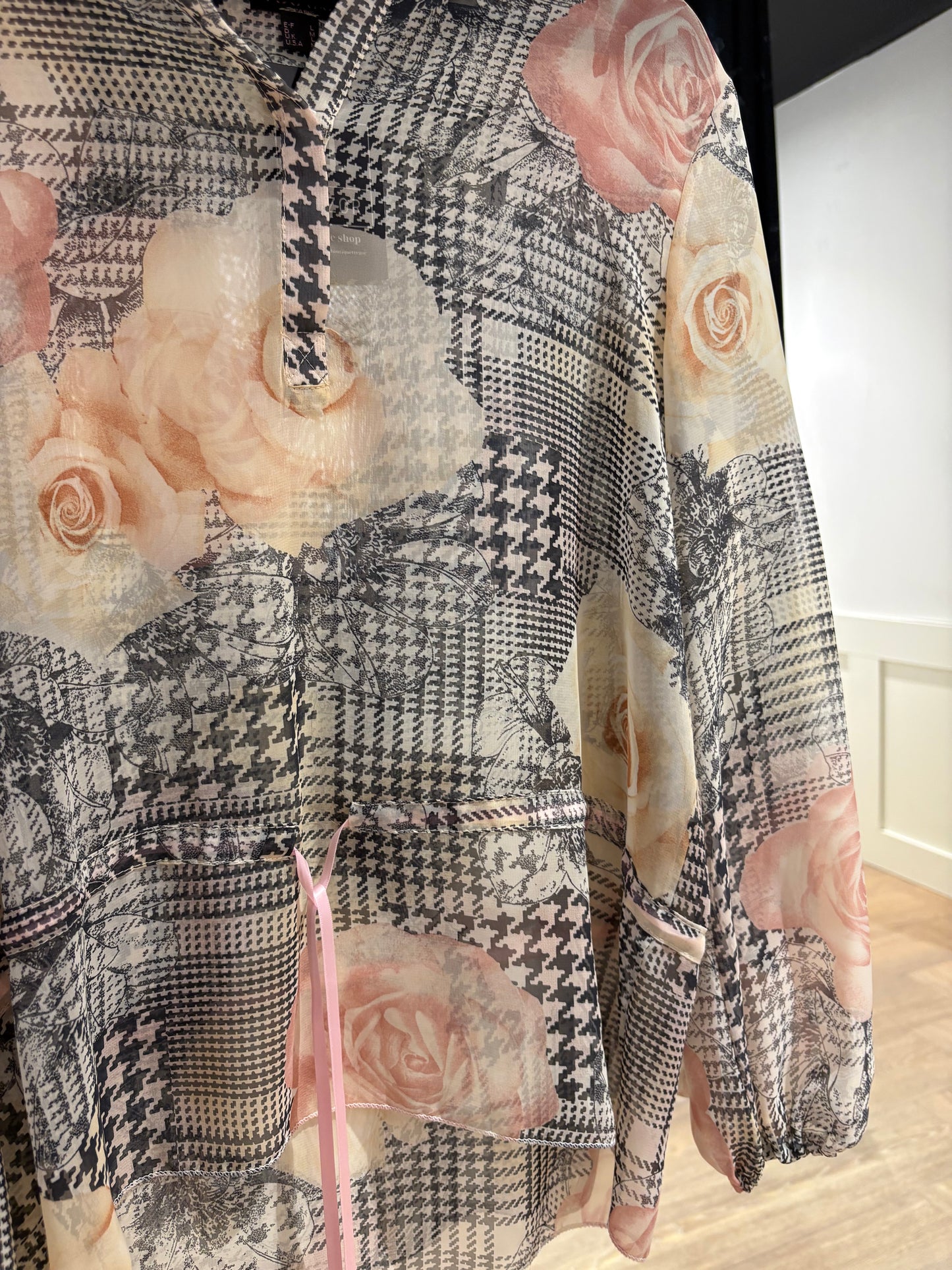Blouse légère à fleurs L
