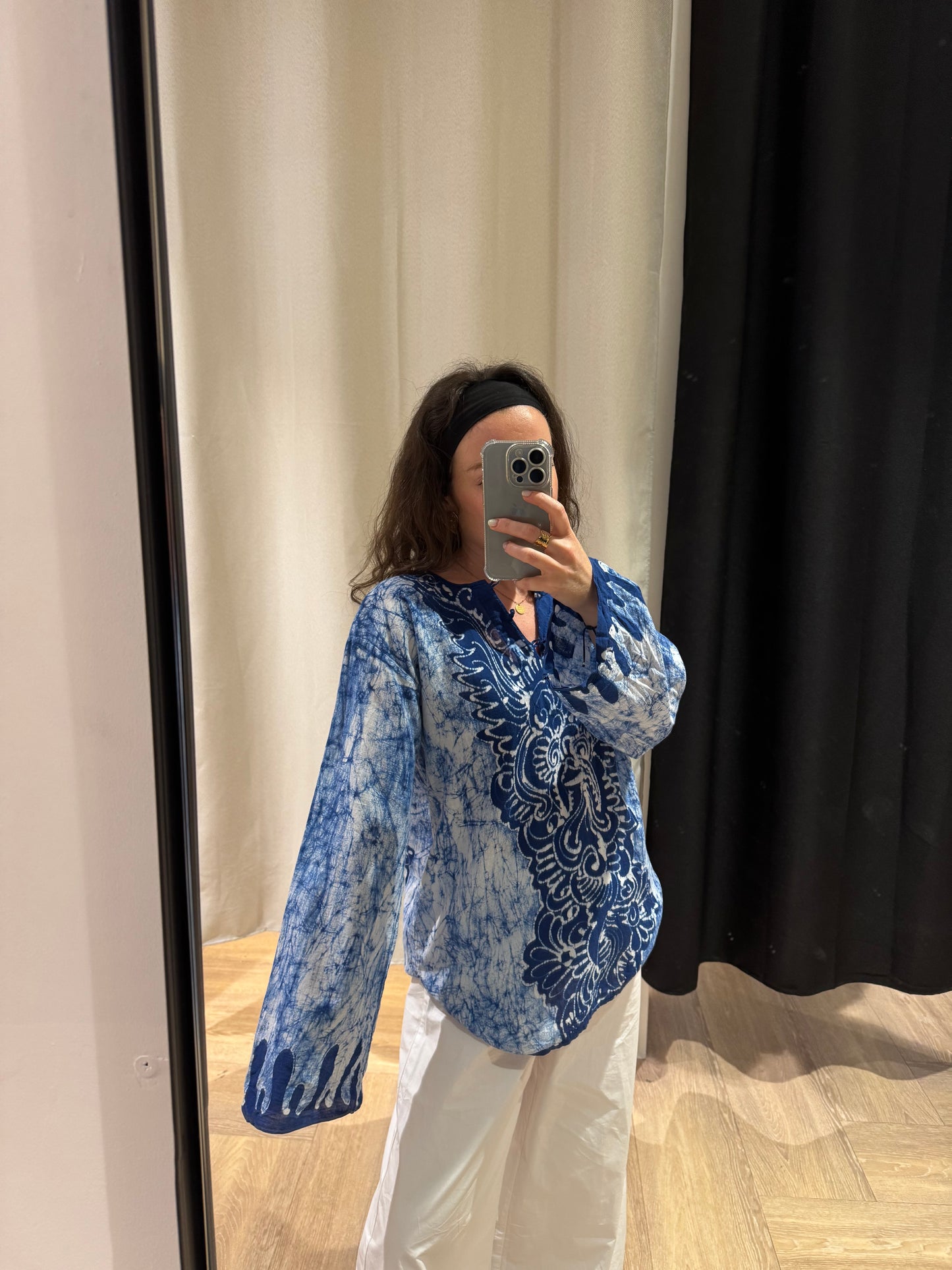 Blouse légère à motifs S