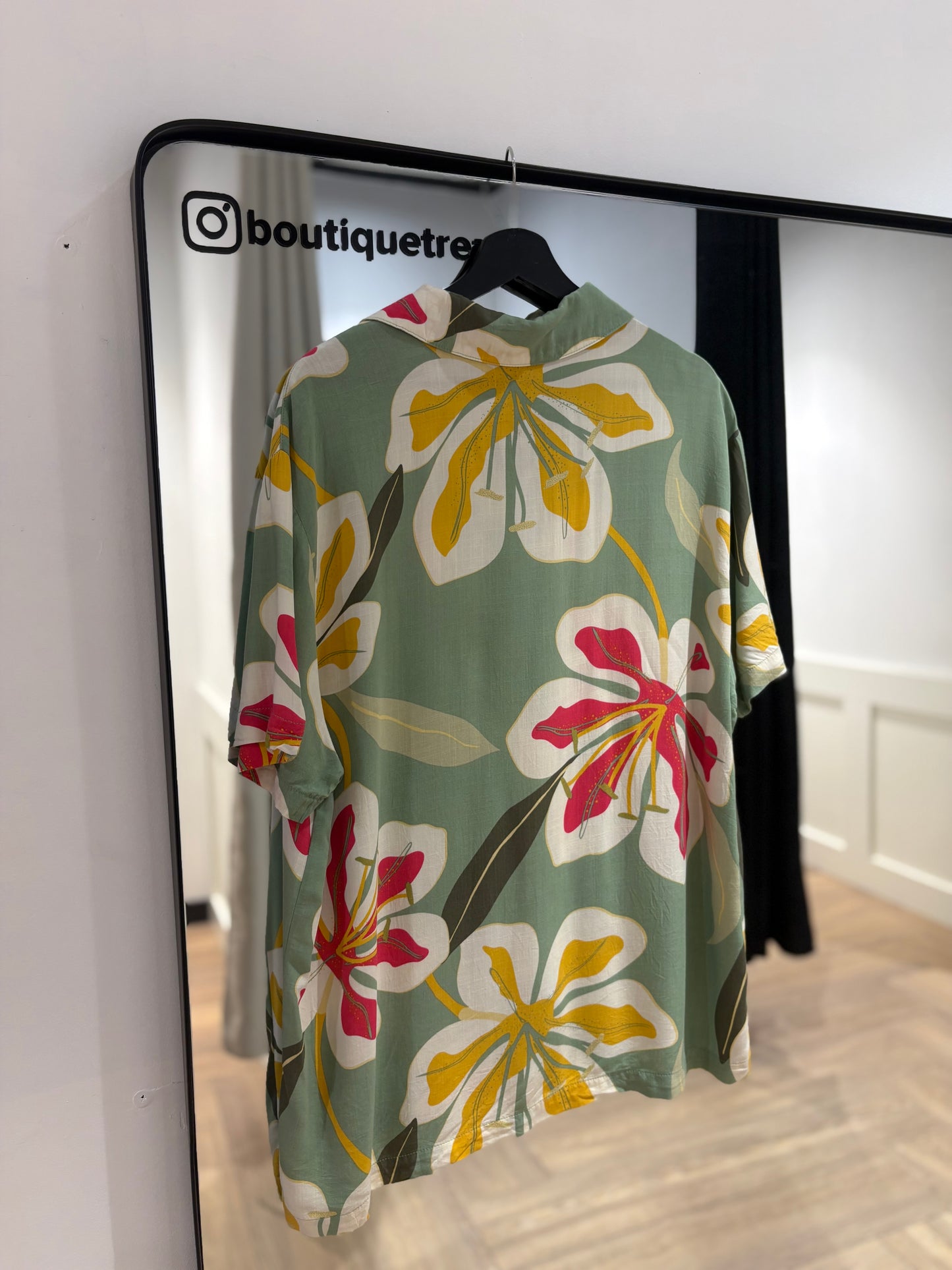 Chemise d’été homme à fleurs L