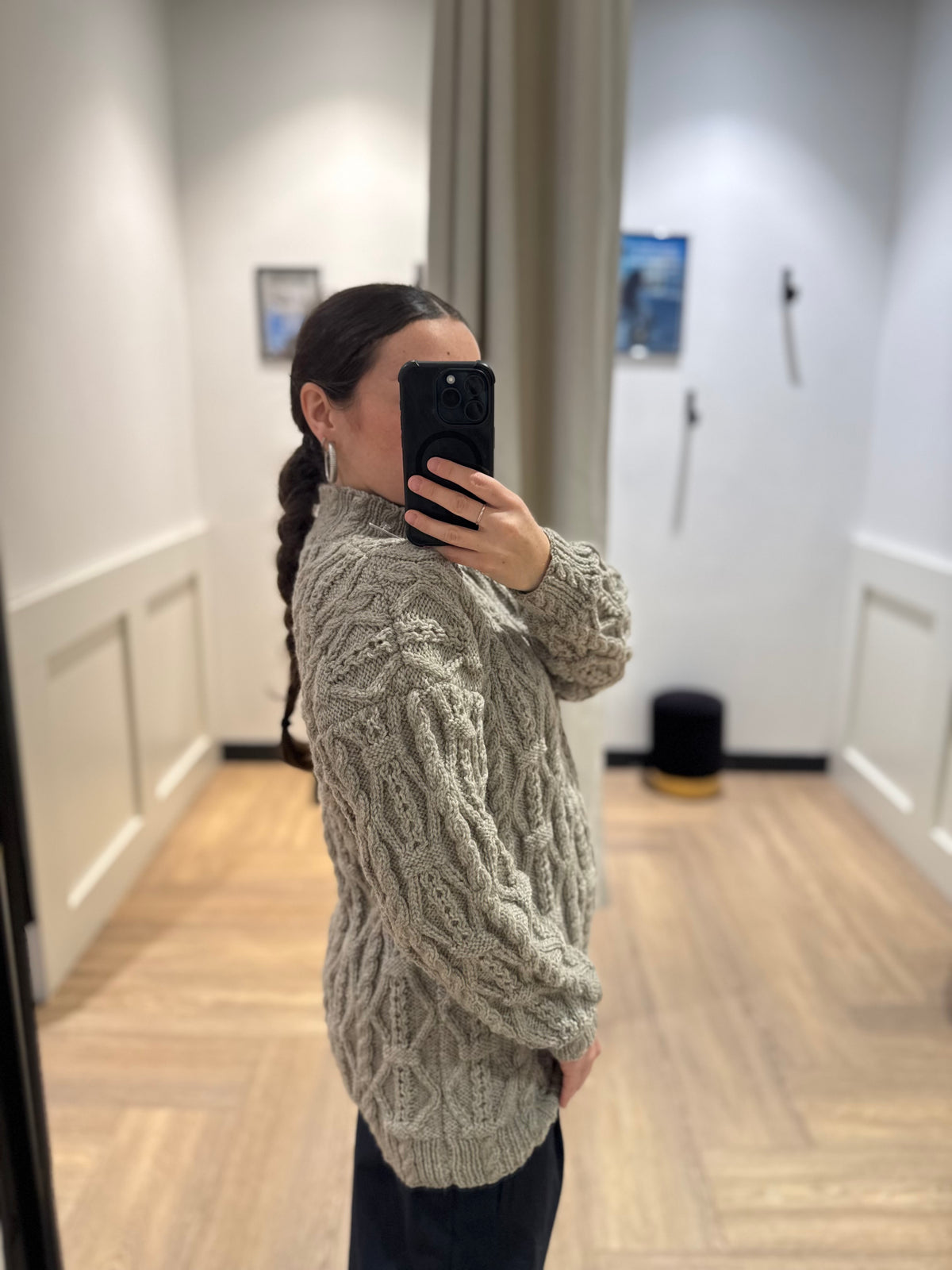 Pull vintage d’hiver S