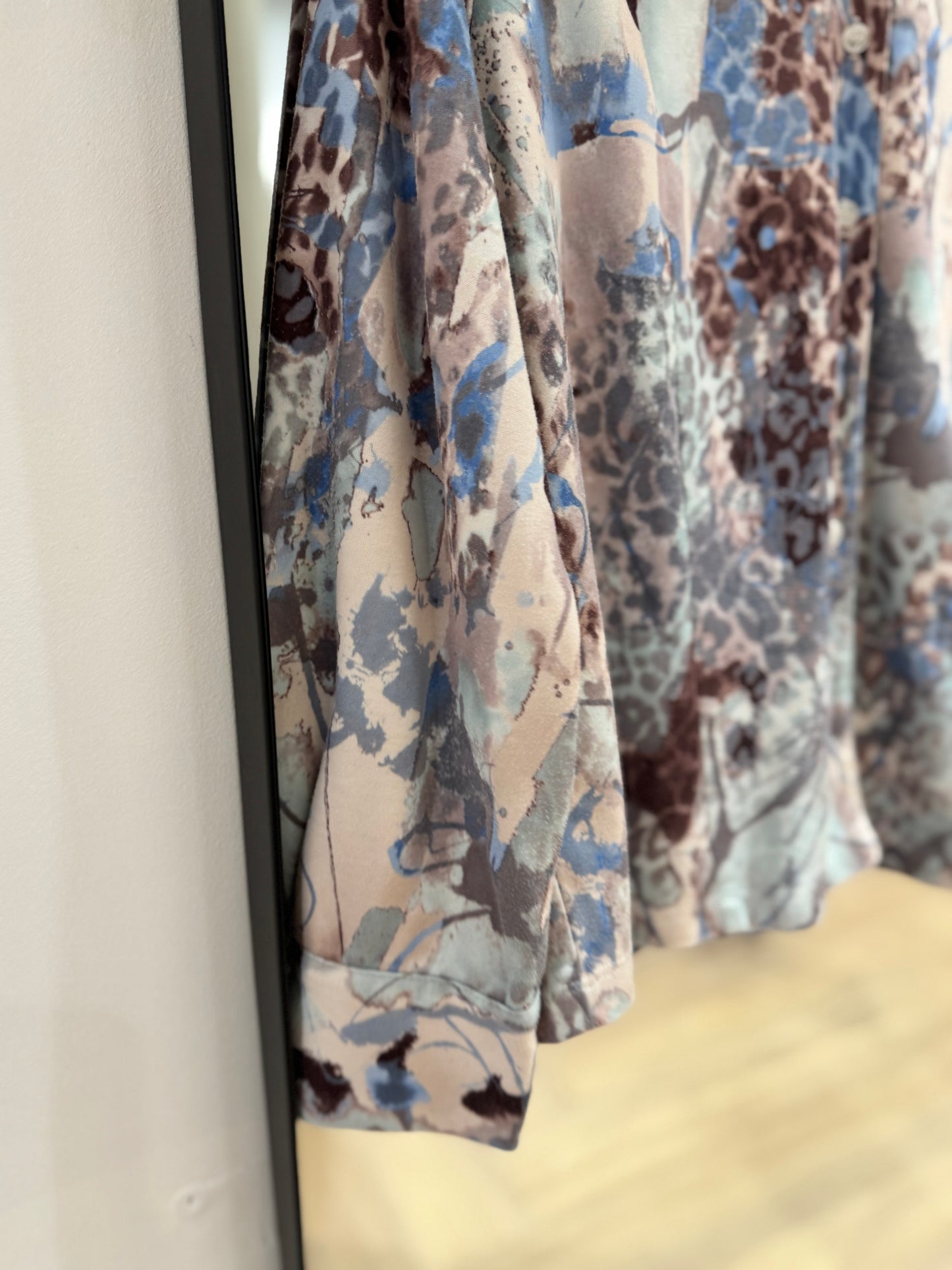 Blouse vintage à motifs XXL
