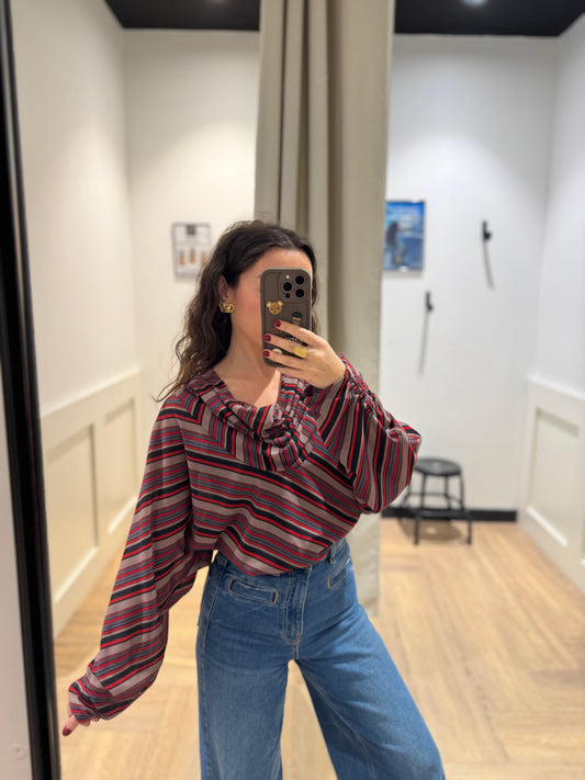 Blouse à rayures XL