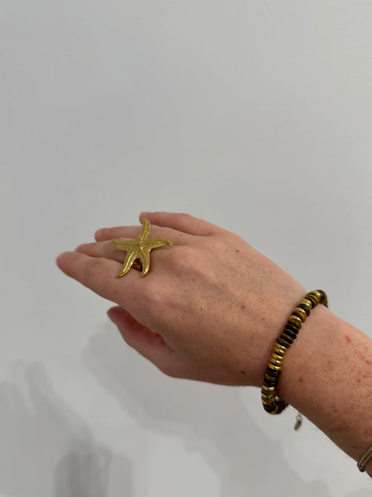 Bracelet à perles marrons