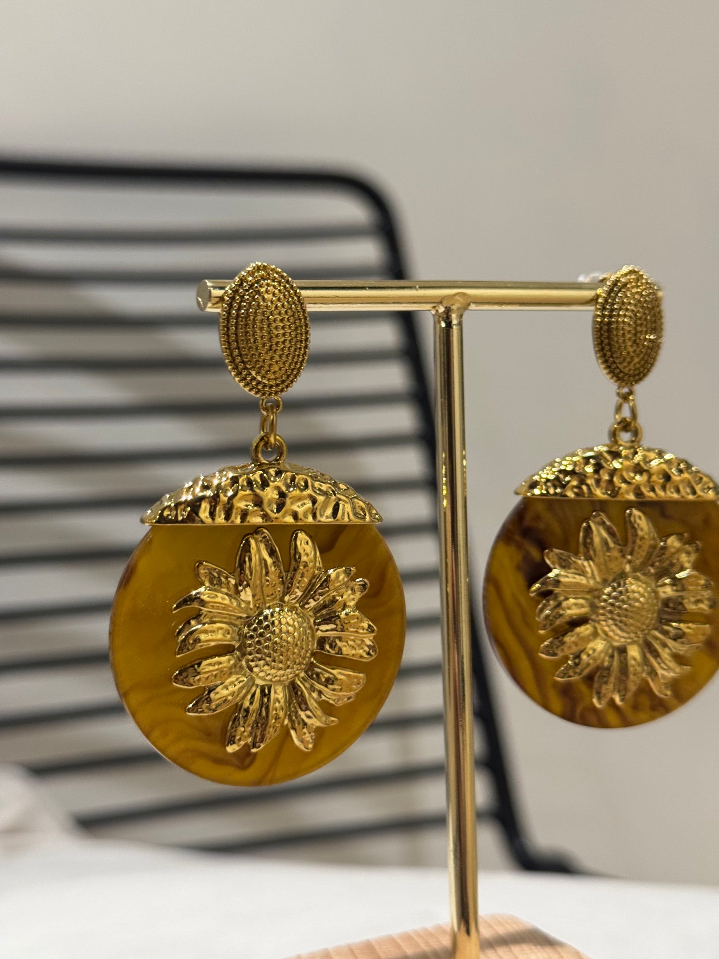 Boucles d’oreille fleurs