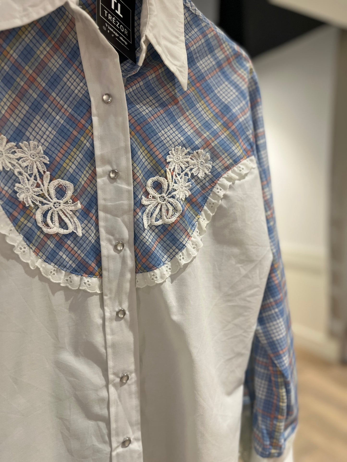 Chemise western vintage S