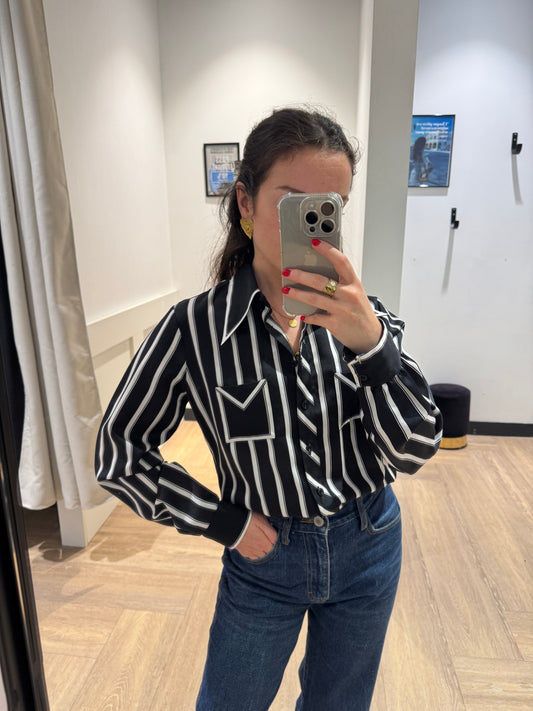 Blouse à rayures XS