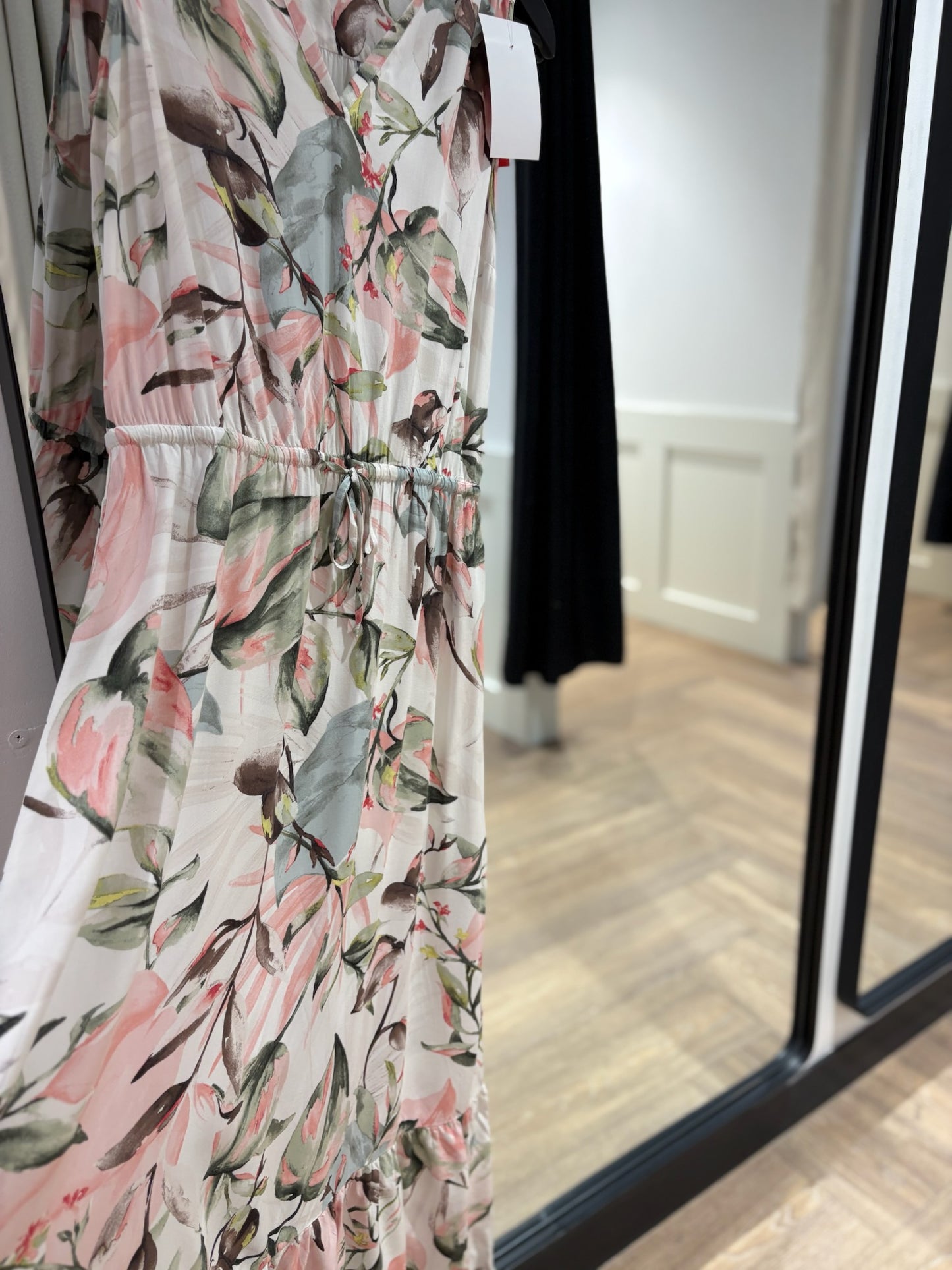 Robe longue à motifs M