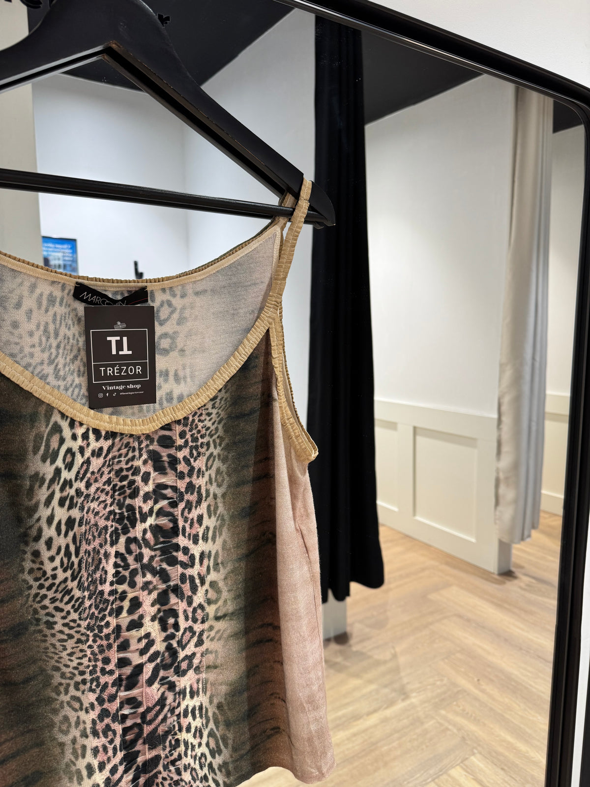 Débardeur vintage motifs animaliers Marc Cain XL