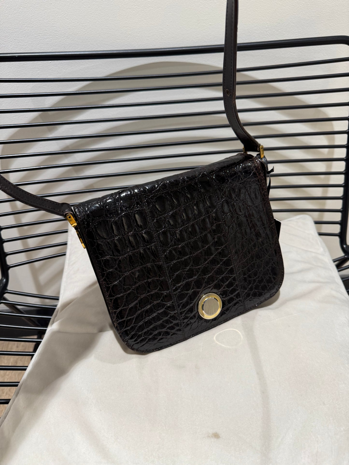 Sac à main vintage vernis