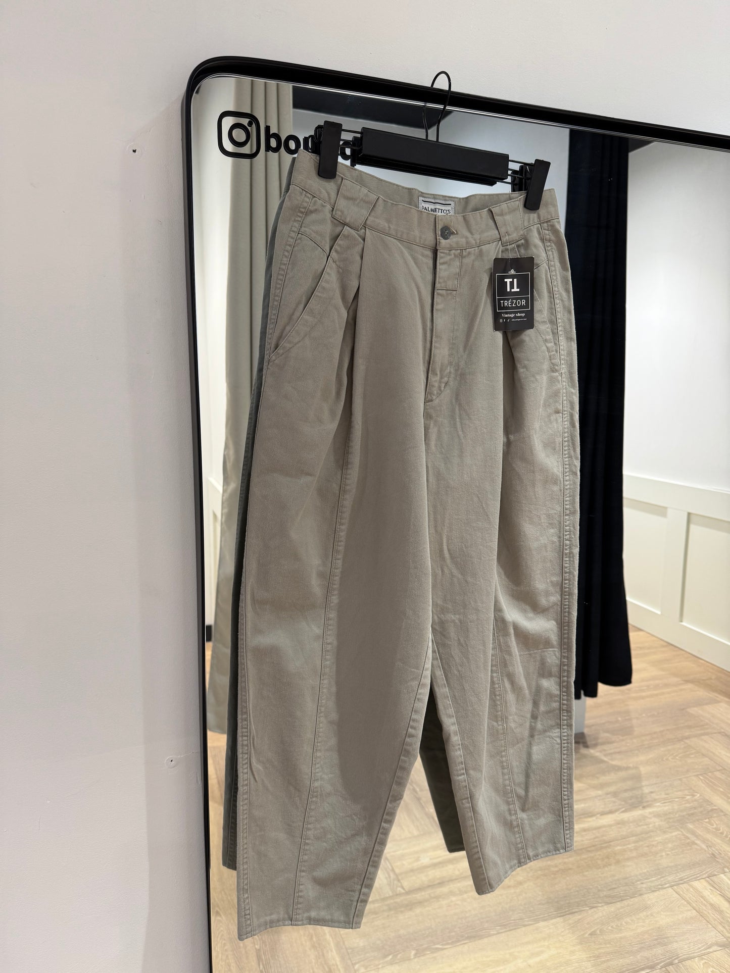 Pantalon vintage à pinces 36