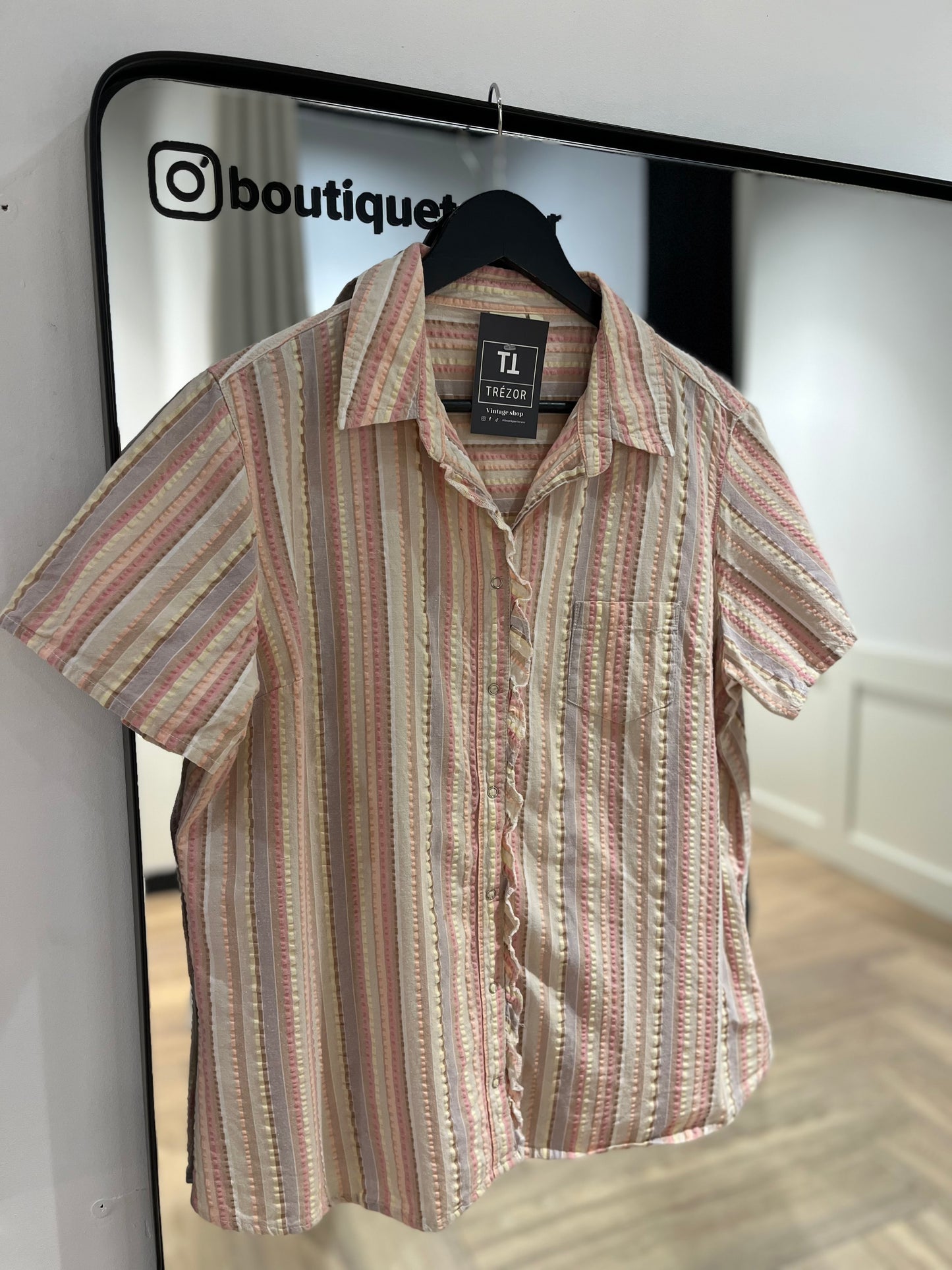 Chemise à rayures XL