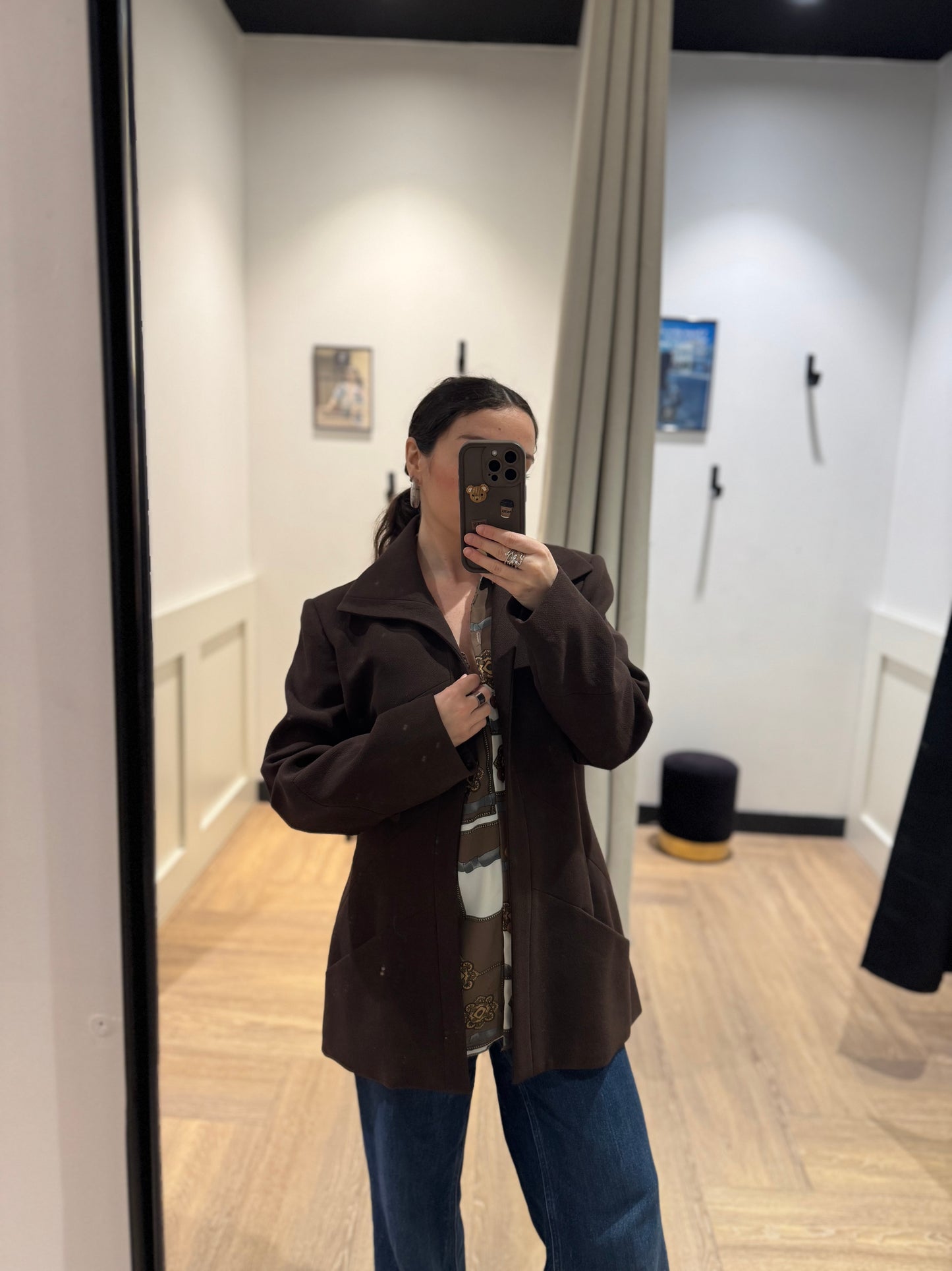 Blazer vintage marron M/L
