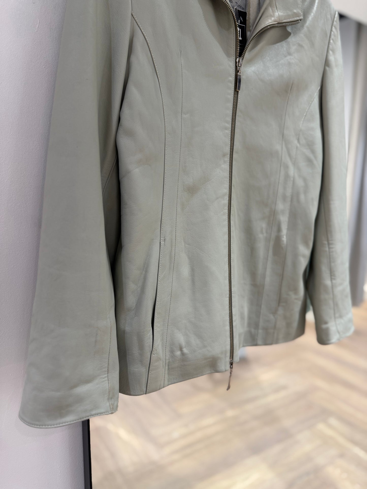 Veste en cuir vintage M
