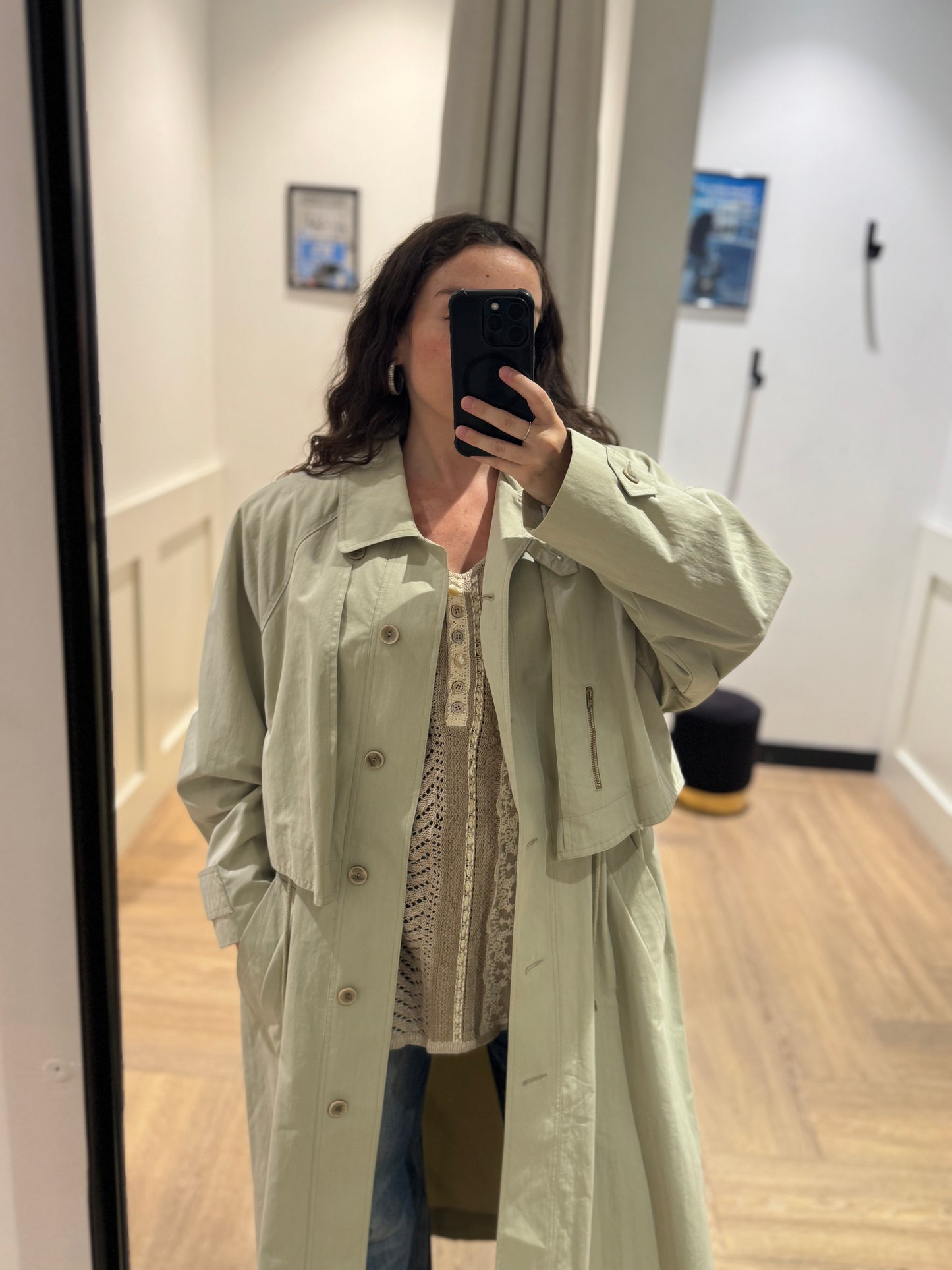 Trench vintage beige M