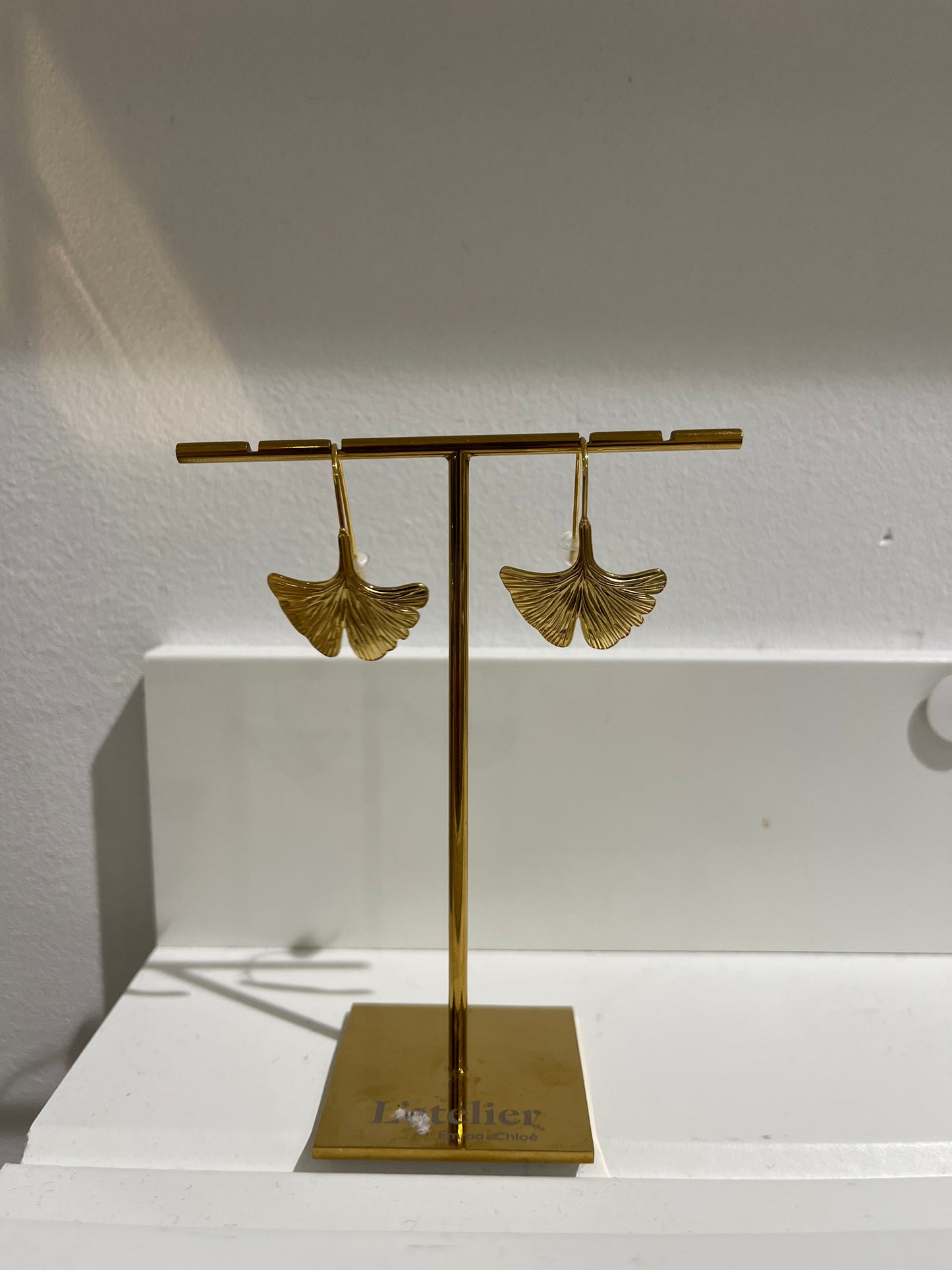 Boucles d’oreilles dorées