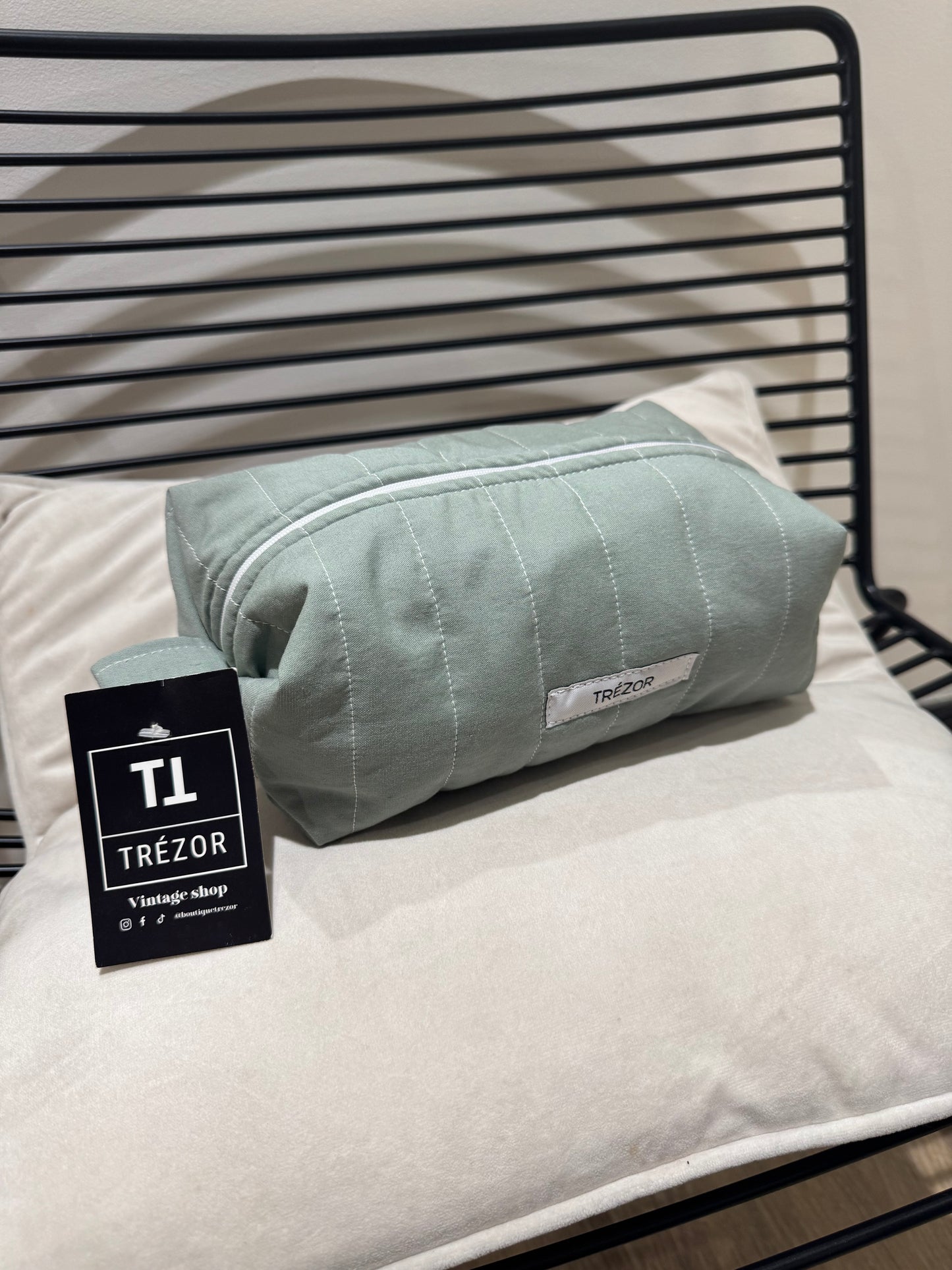 Trousse upcyclée Trézor