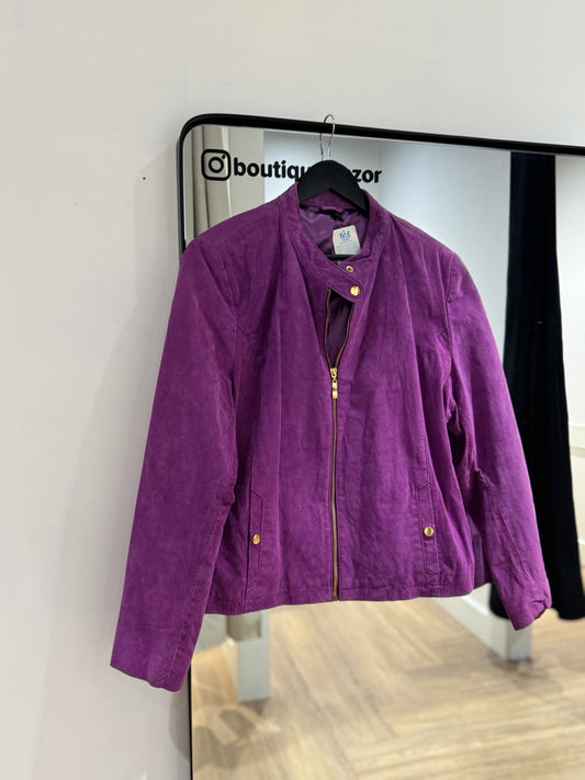 Veste en croûte de cuir XXXL