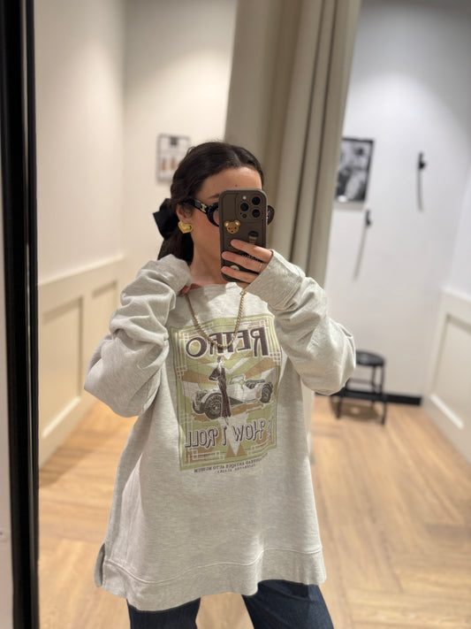 Sweat à motifs XXL